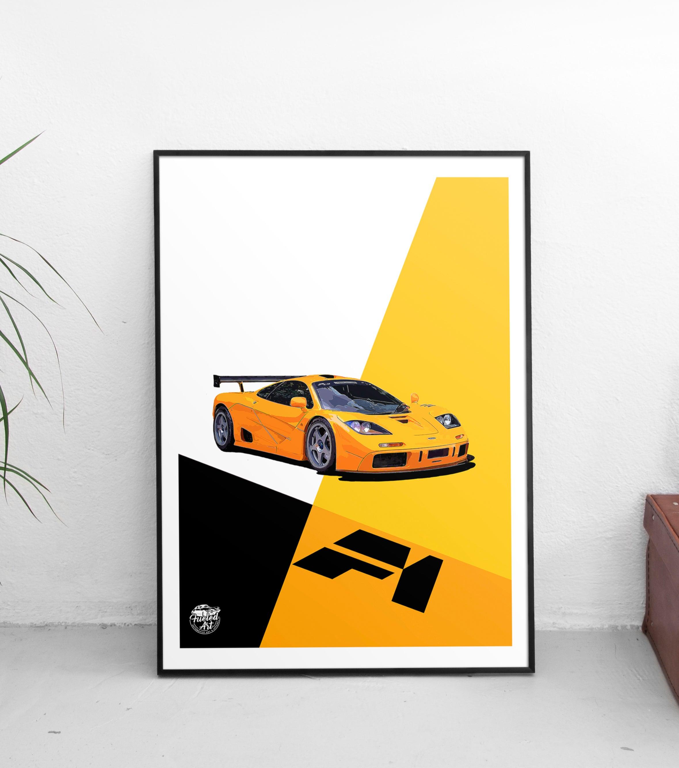 McLaren F1 LM print - Fueled.art