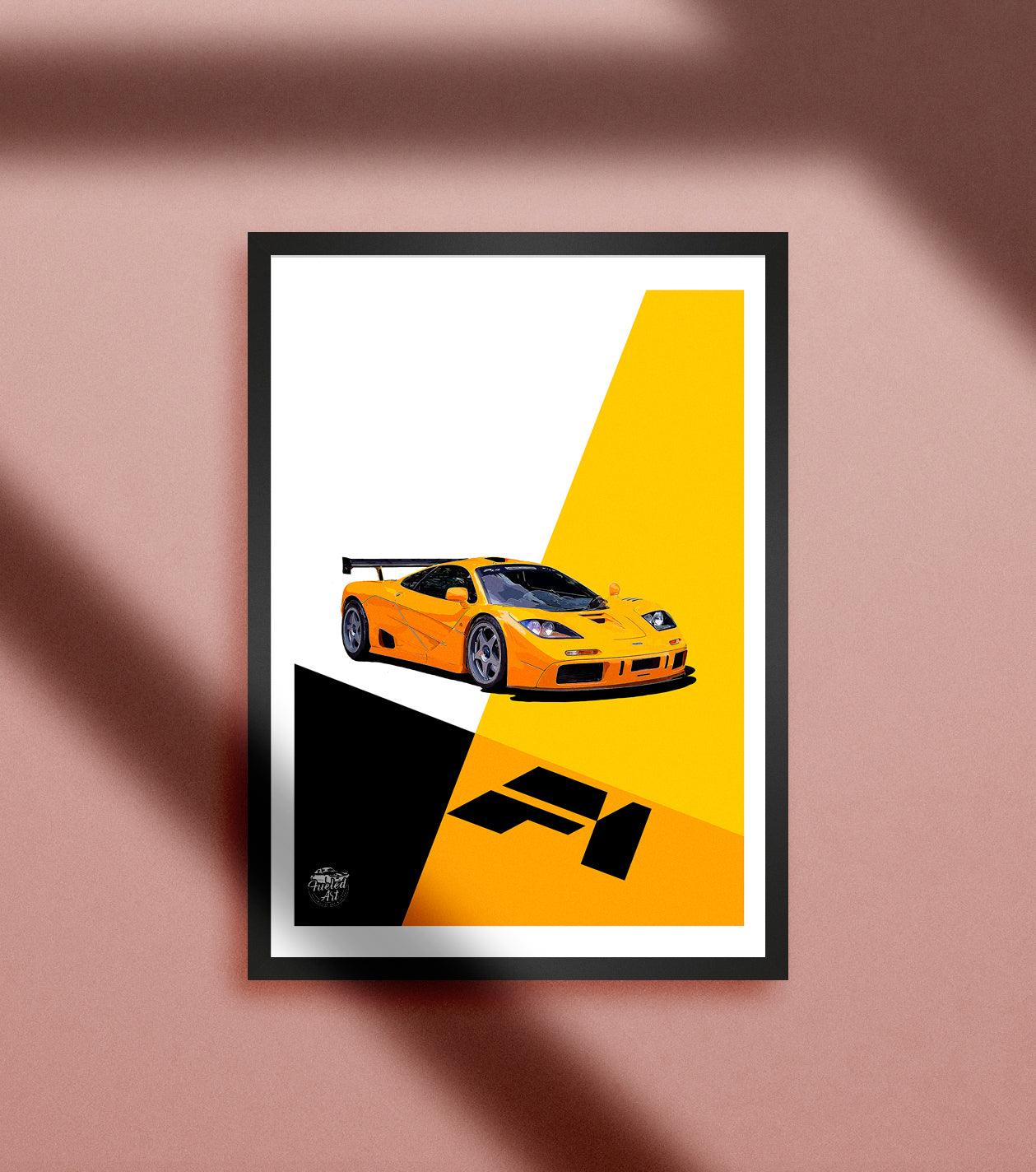 McLaren F1 LM print - Fueled.art