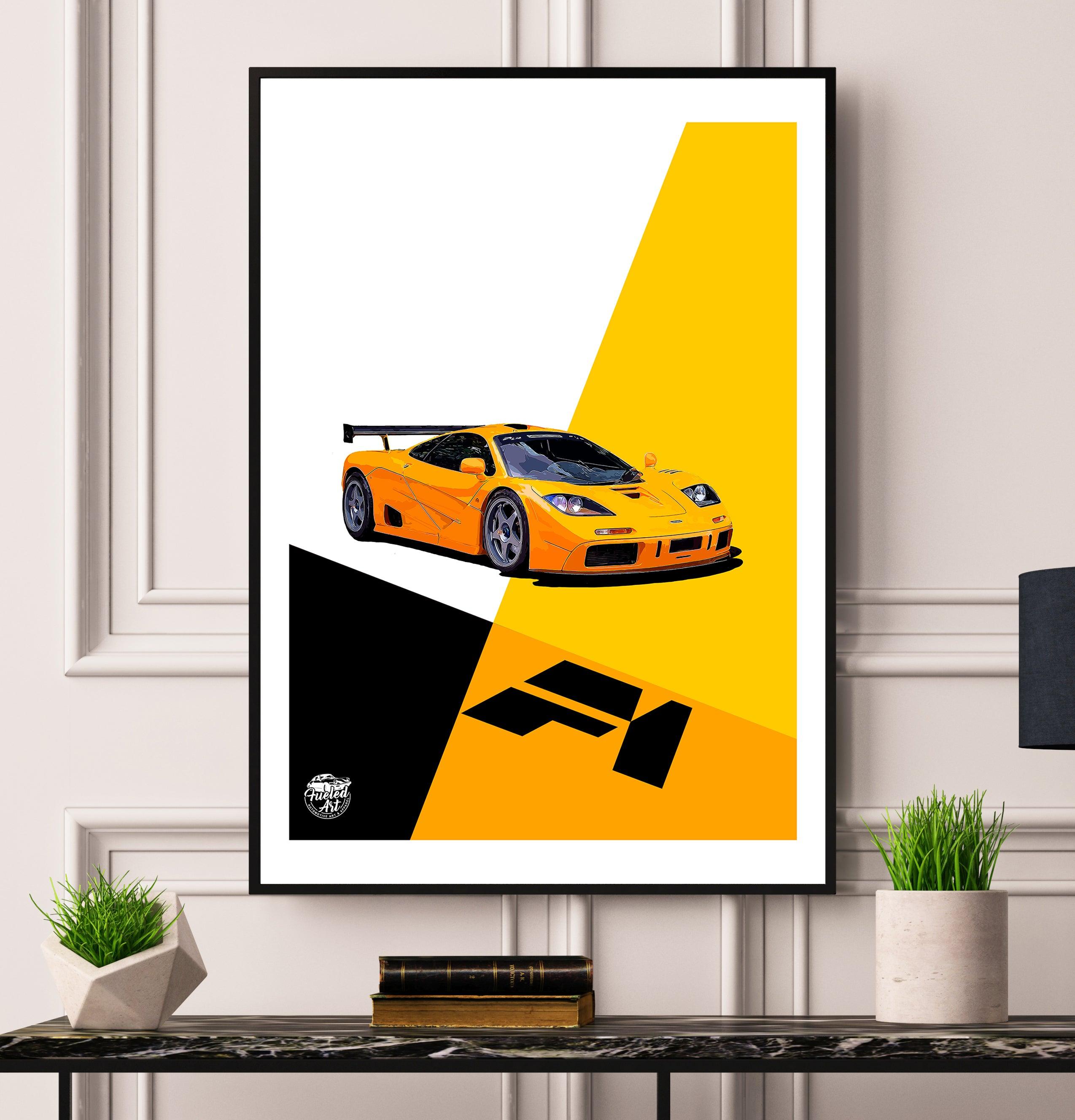 McLaren F1 LM print - Fueled.art