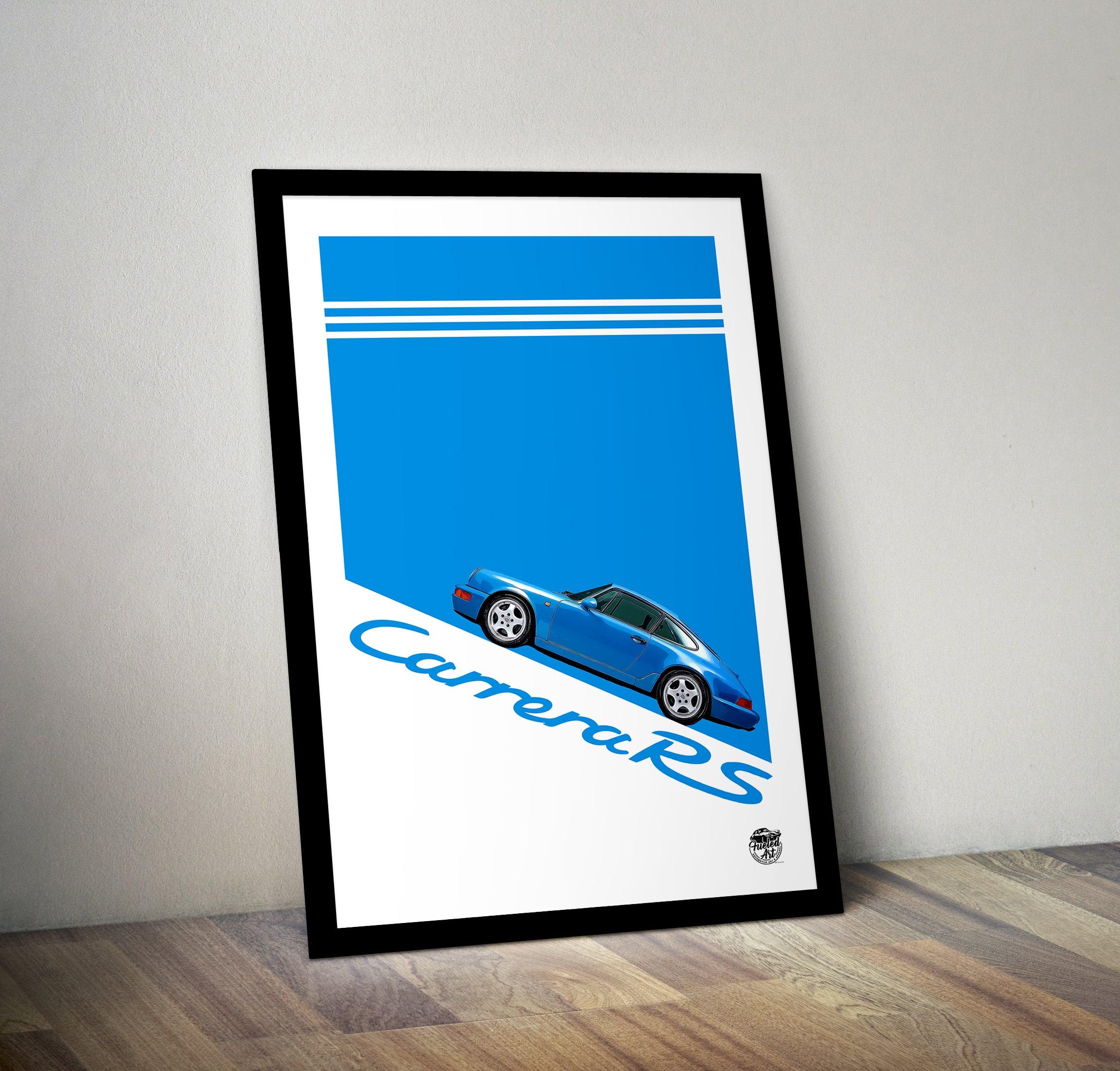 Porsche 911 964 Carrera RS Print - Fueled.art