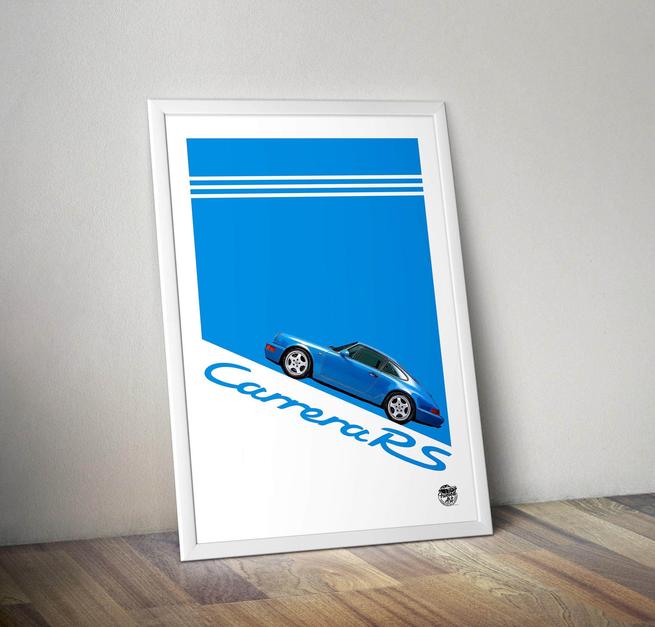 Porsche 911 964 Carrera RS Print - Fueled.art