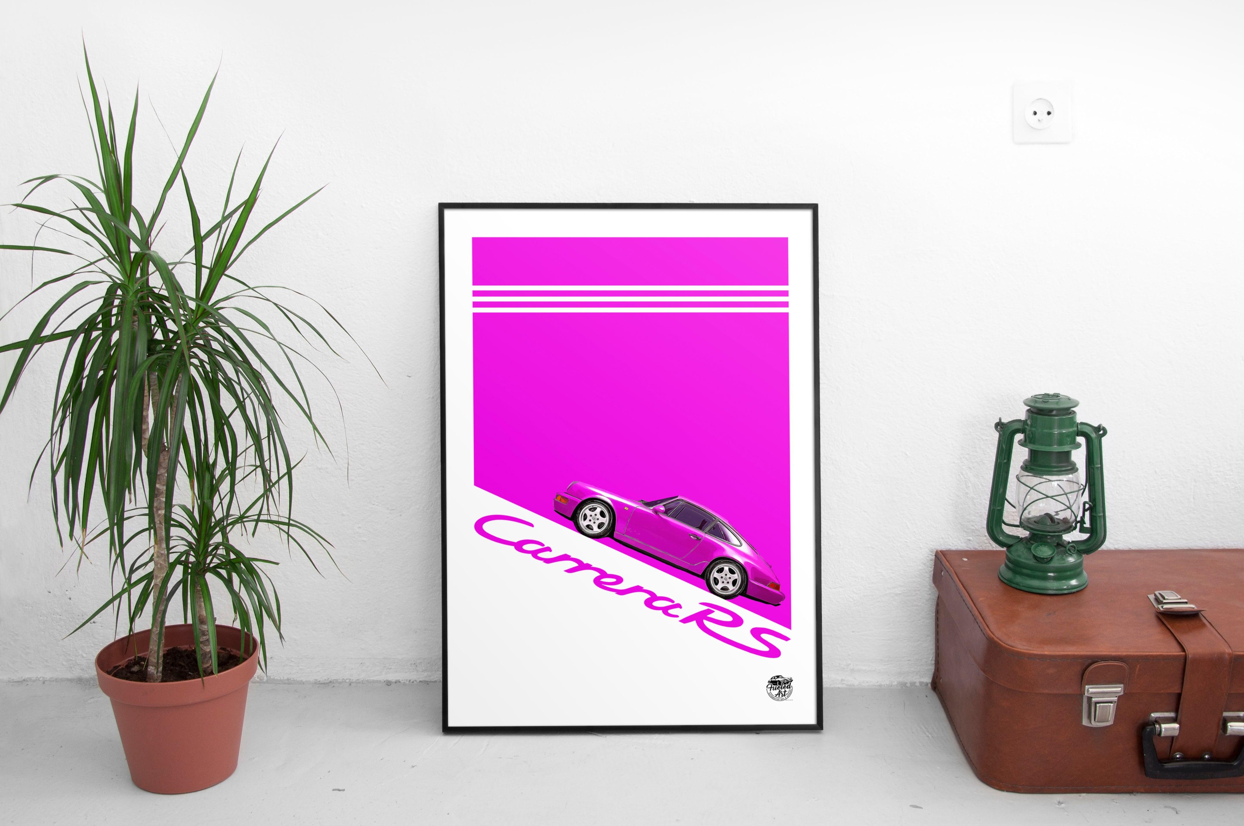 Porsche 911 964 Carrera RS Print - Fueled.art