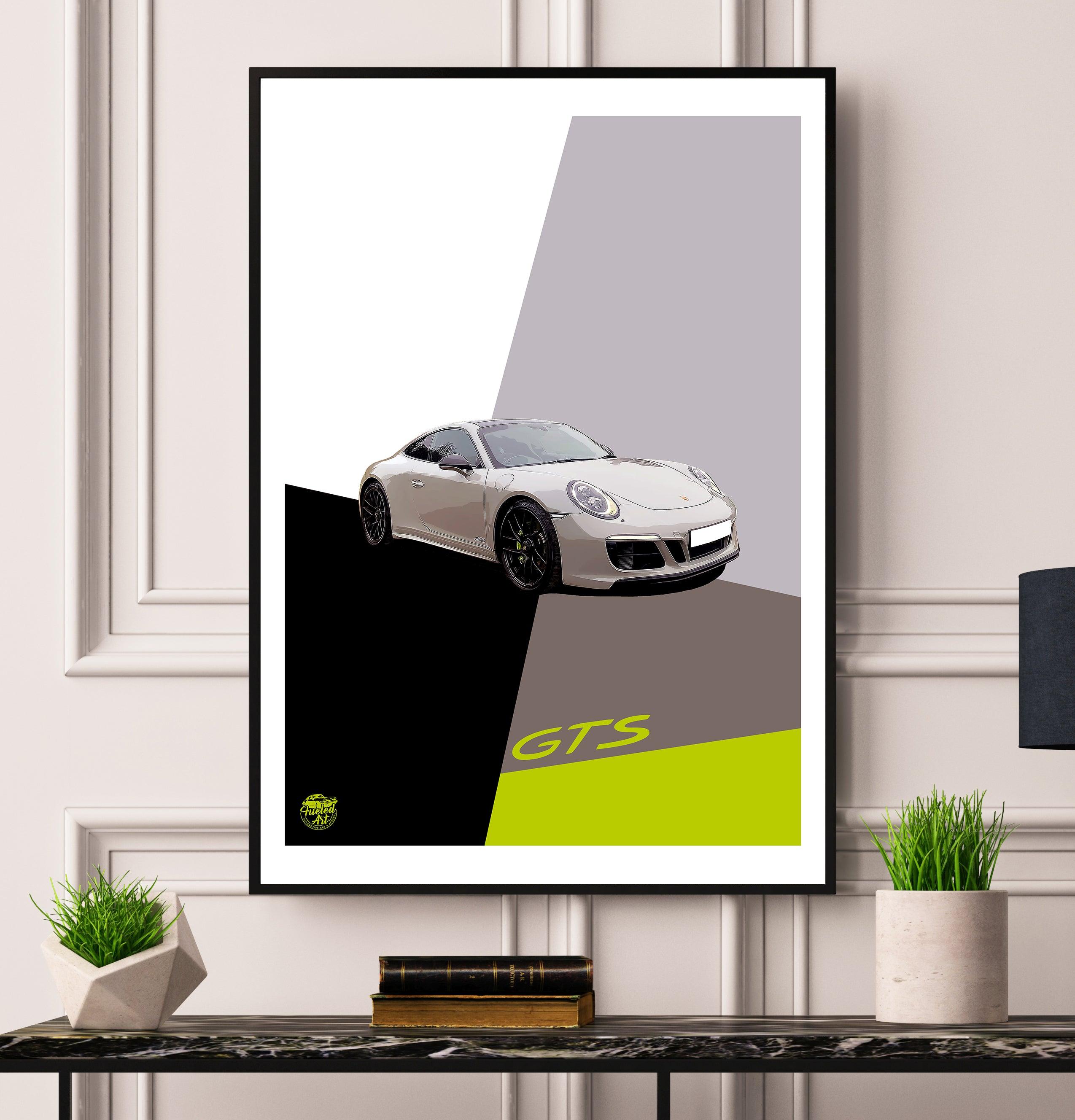 Porsche 911 991 Carrera GTS Print - Fueled.art