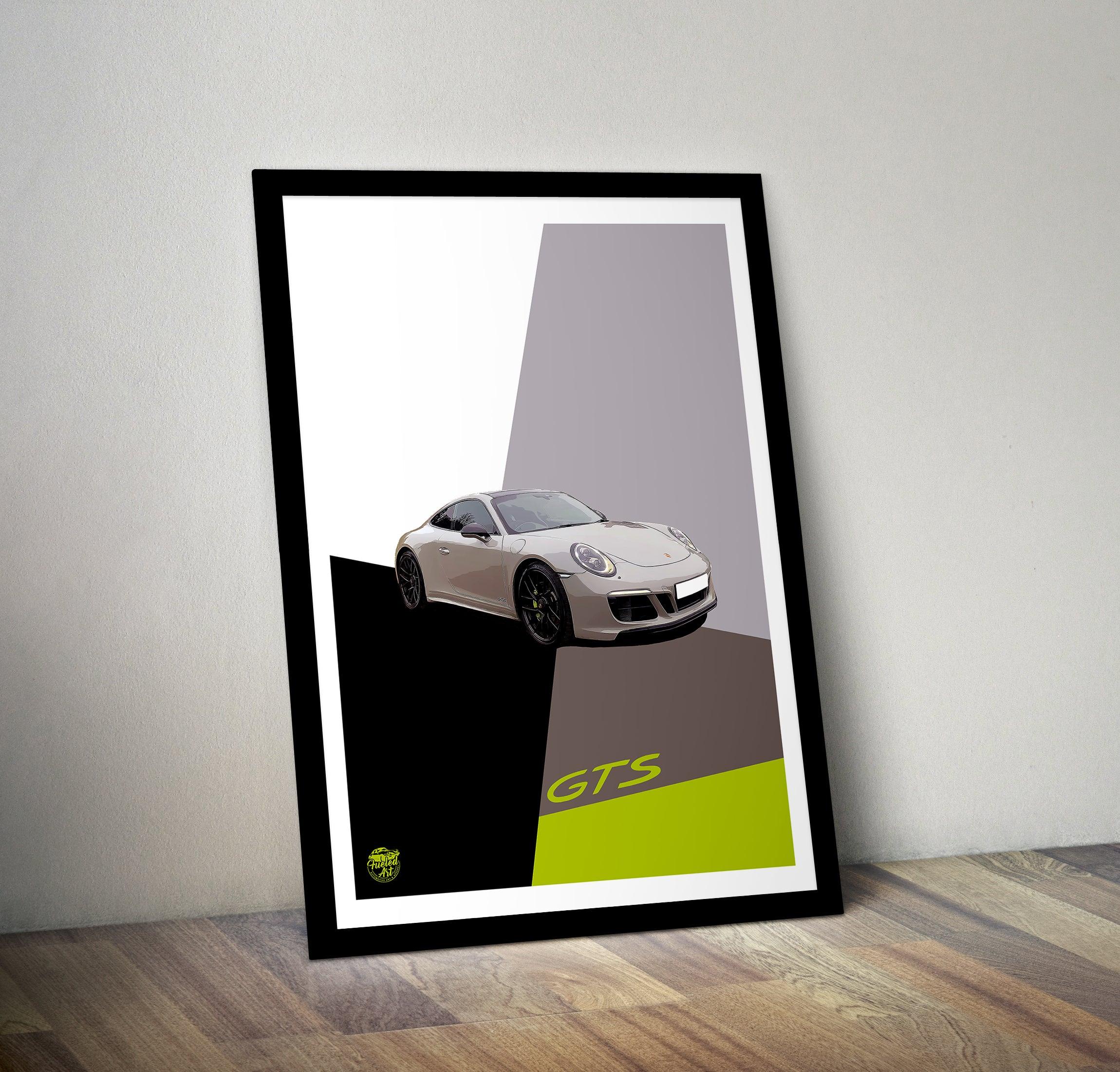 Porsche 911 991 Carrera GTS Print - Fueled.art