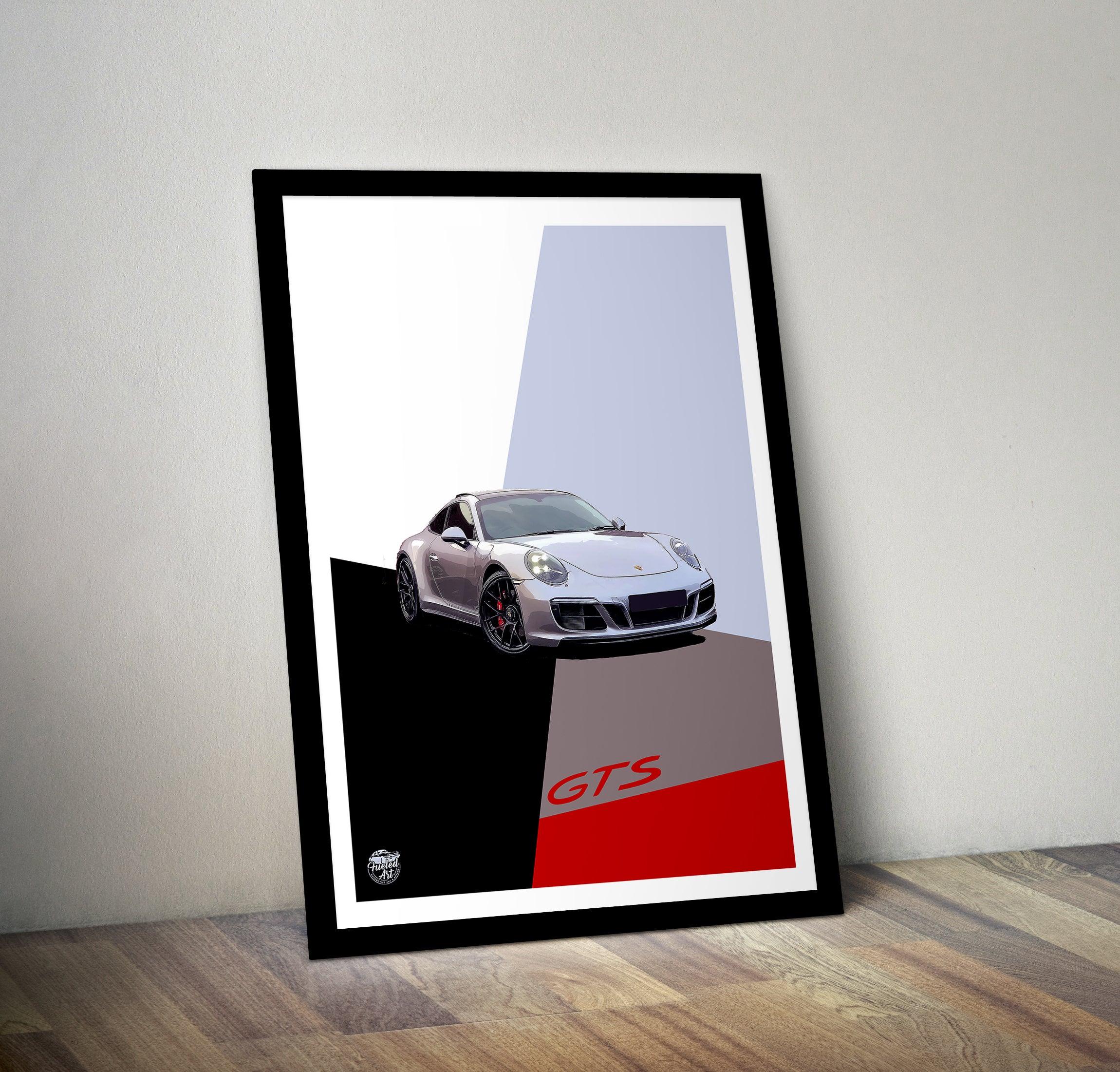 Porsche 911 991 Carrera GTS Print - Fueled.art