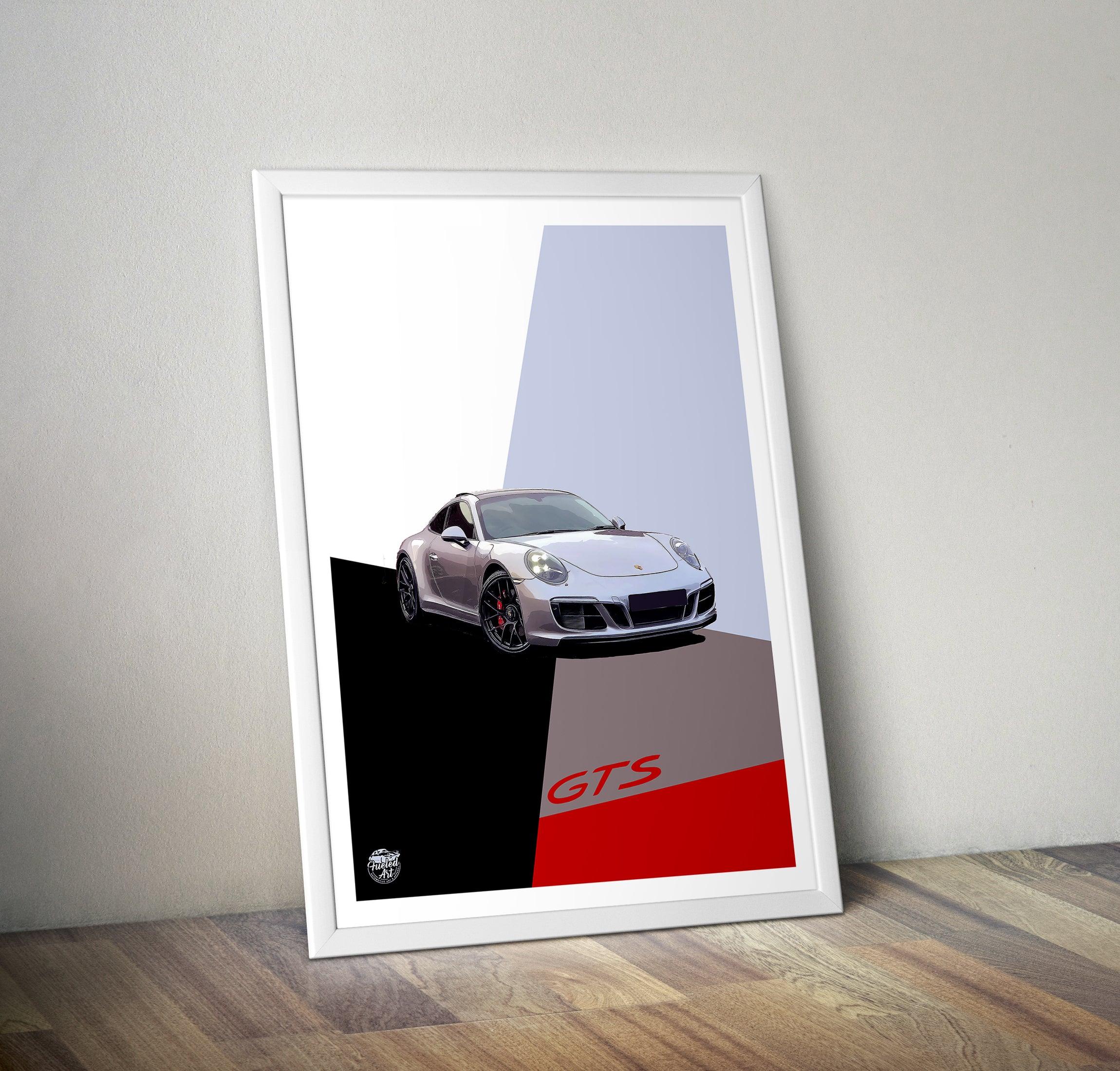 Porsche 911 991 Carrera GTS Print - Fueled.art