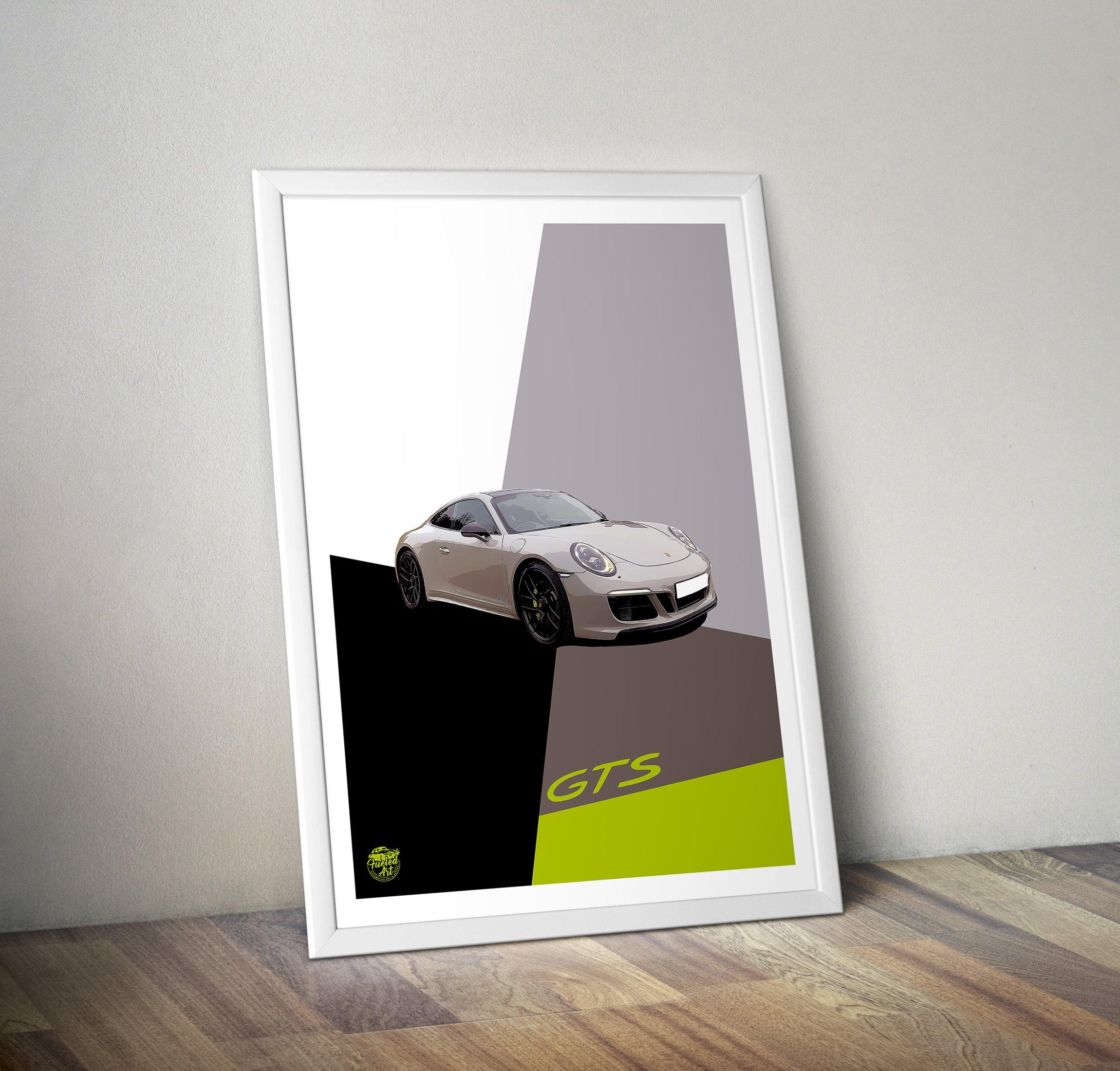 Porsche 911 991 Carrera GTS Print - Fueled.art