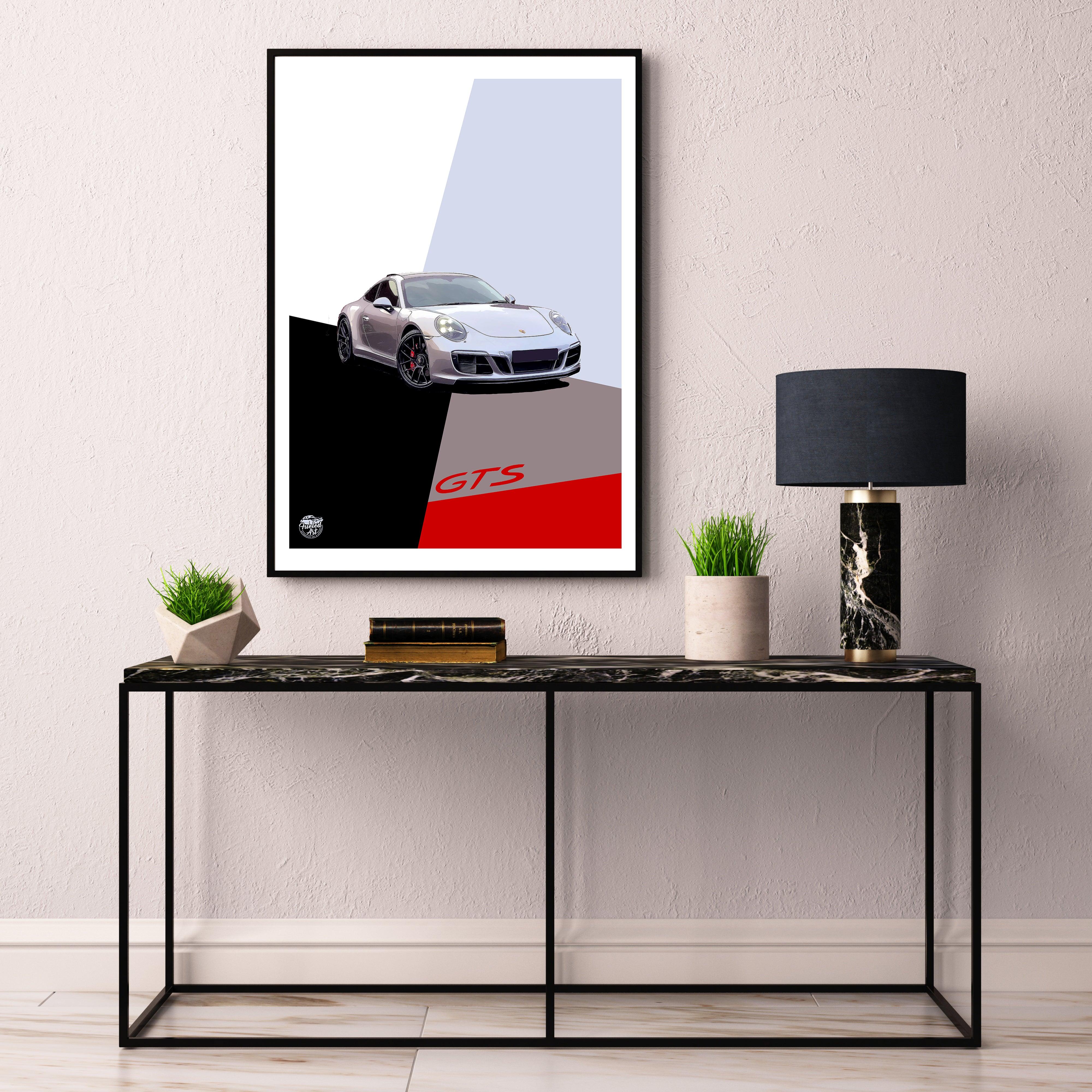 Porsche 911 991 Carrera GTS Print - Fueled.art