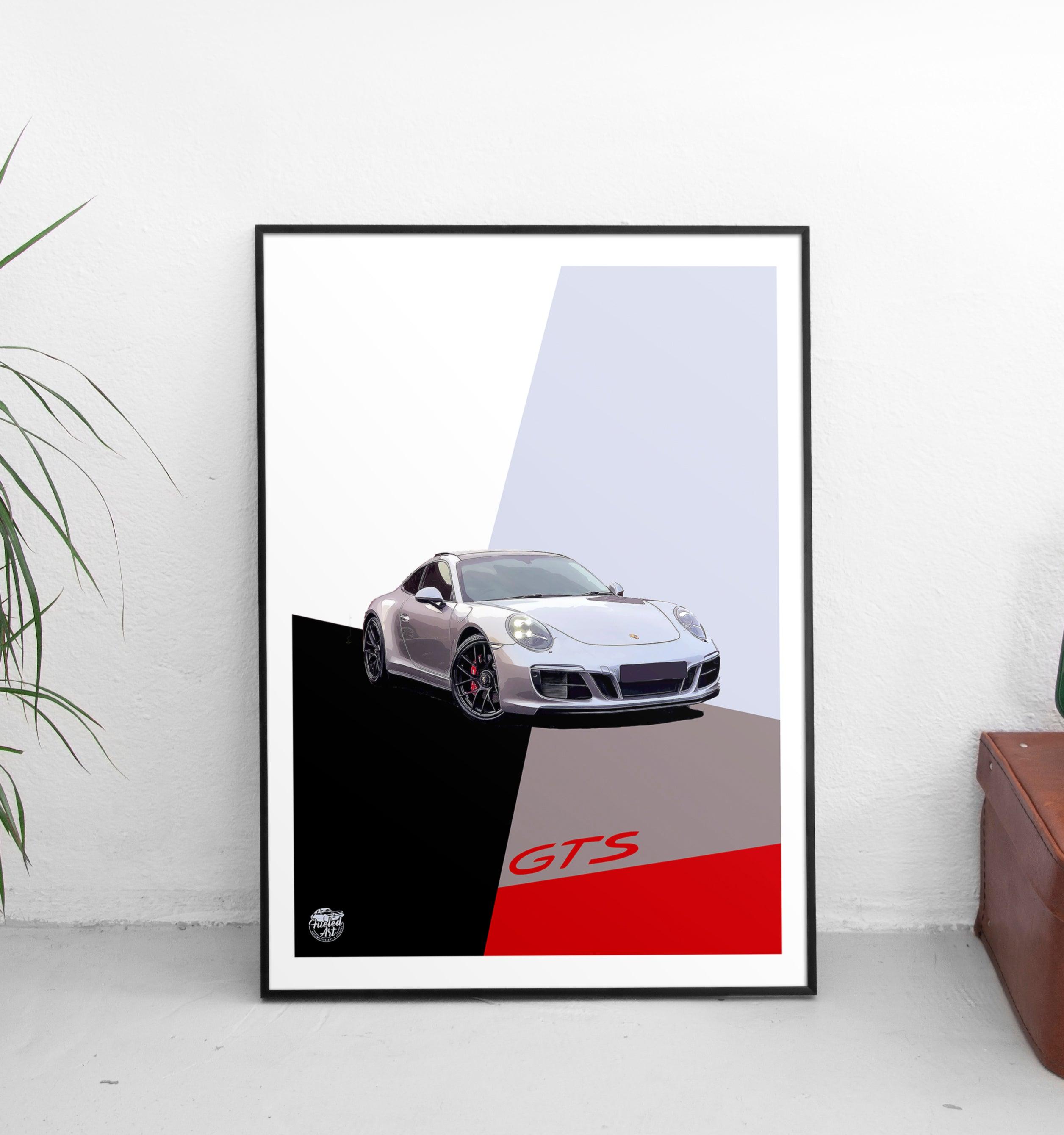 Porsche 911 991 Carrera GTS Print - Fueled.art