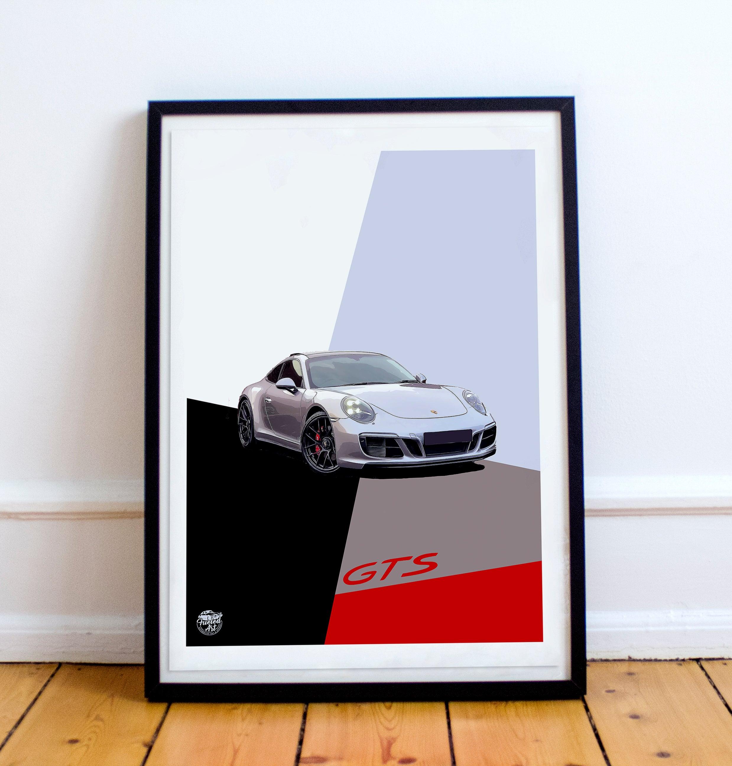 Porsche 911 991 Carrera GTS Print - Fueled.art