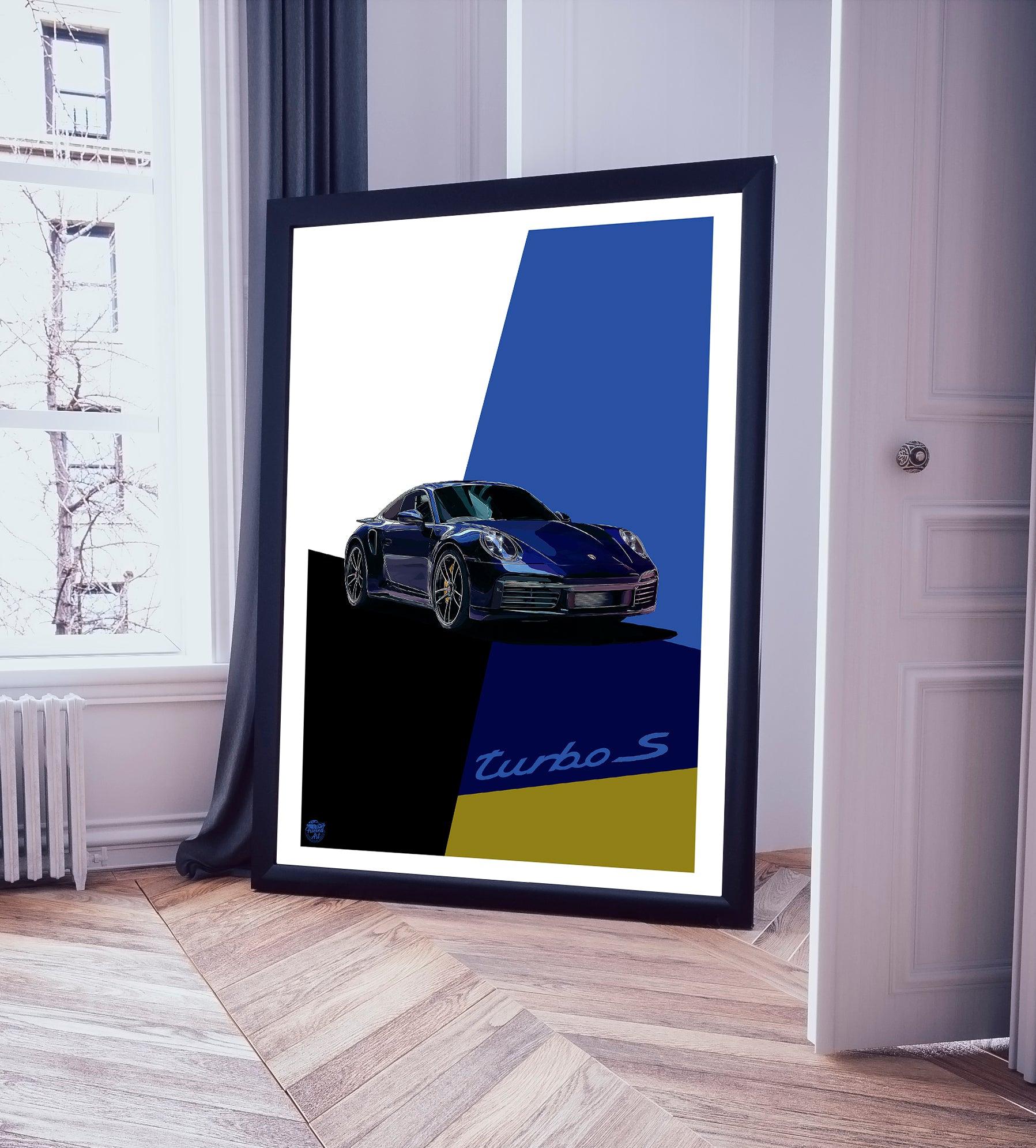 Porsche 911 992 Turbo S Print - Fueled.art