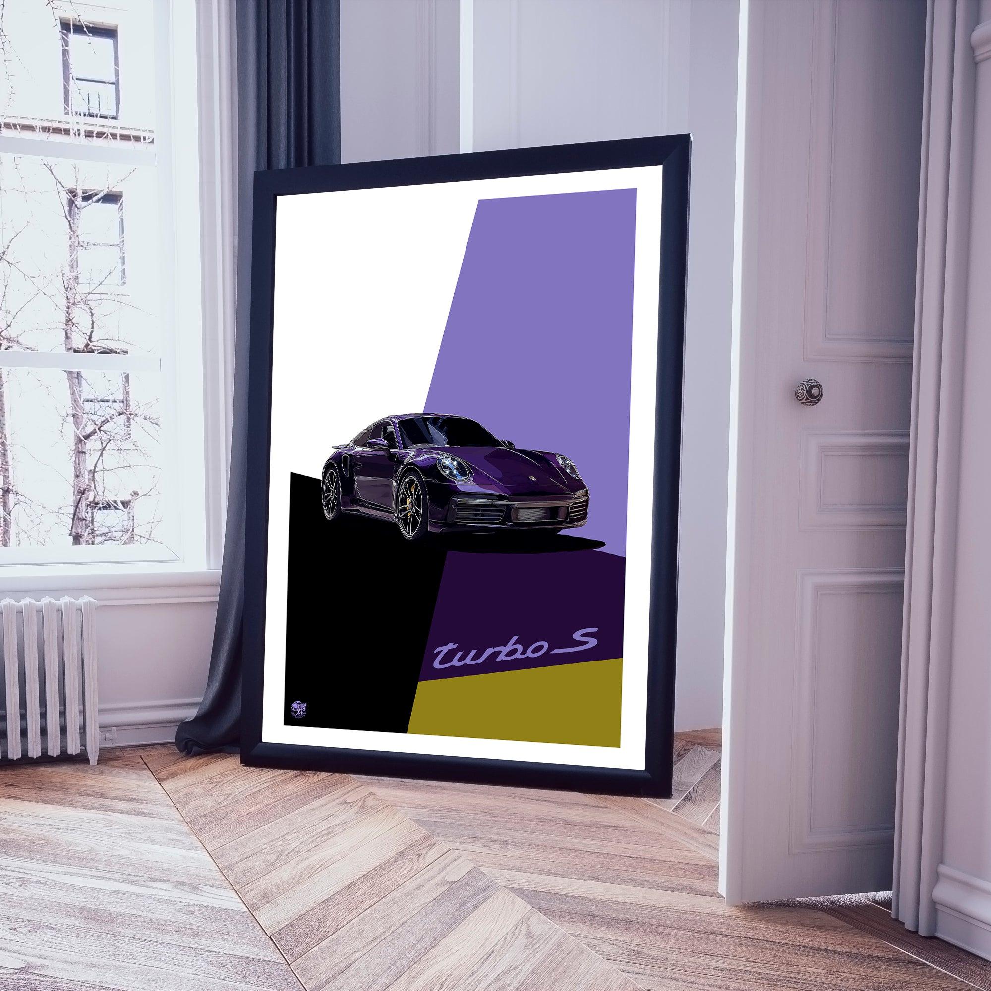 Porsche 911 992 Turbo S Print - Fueled.art