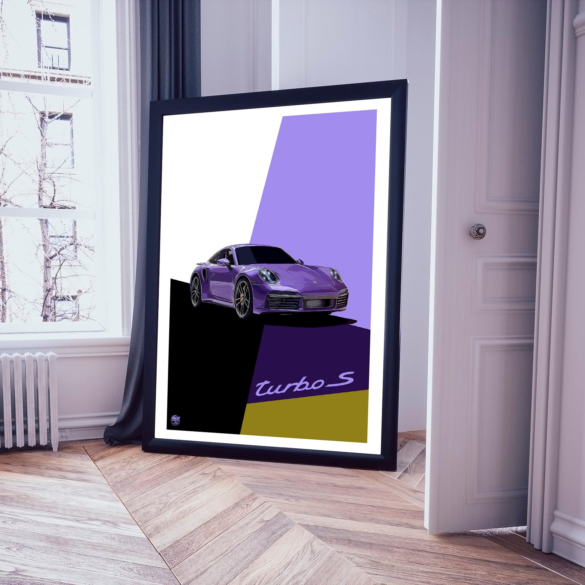 Porsche 911 992 Turbo S Print - Fueled.art