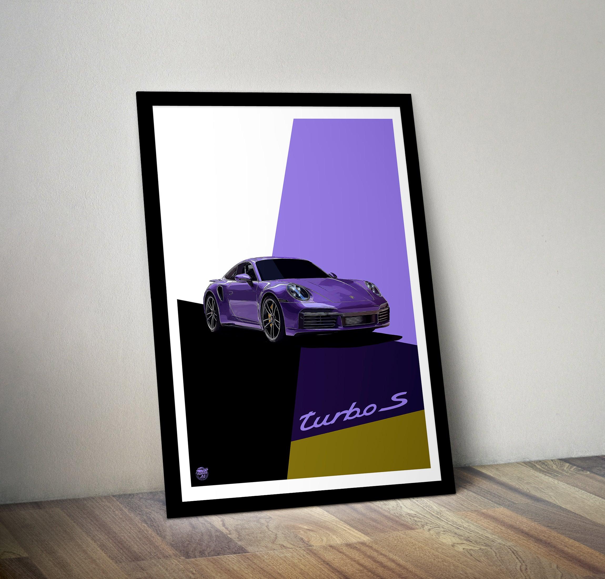 Porsche 911 992 Turbo S Print - Fueled.art