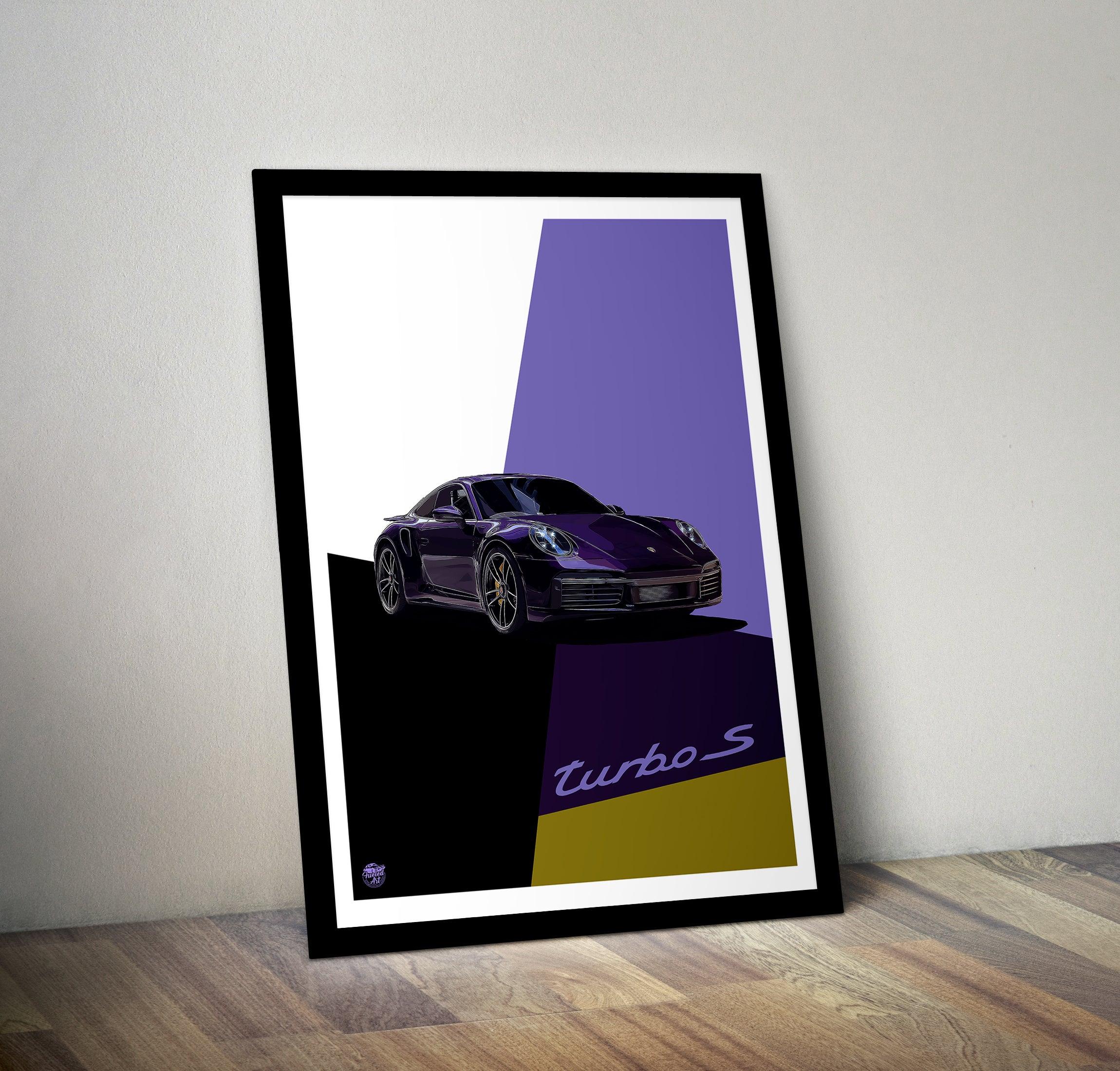 Porsche 911 992 Turbo S Print - Fueled.art