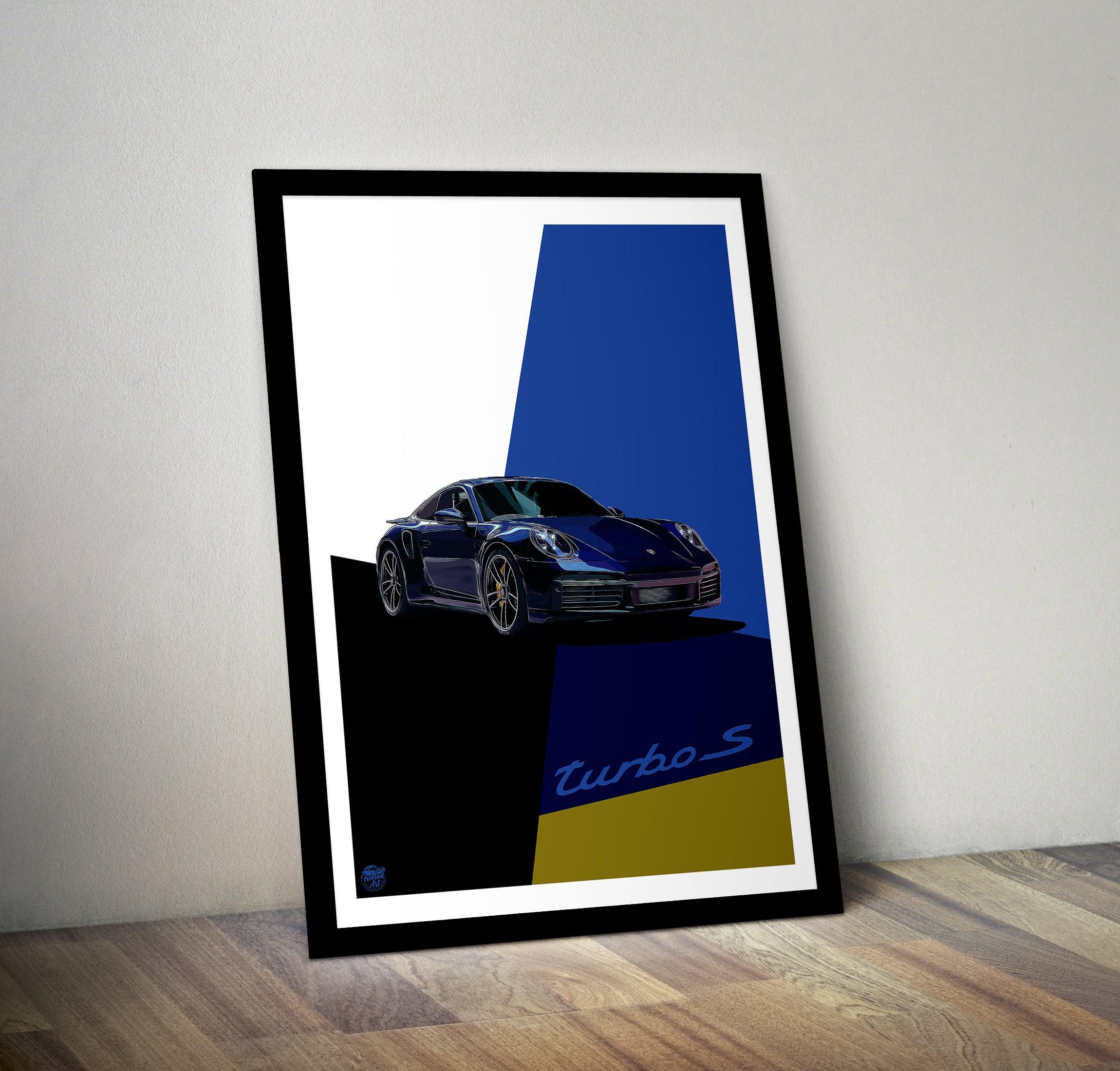 Porsche 911 992 Turbo S Print - Fueled.art