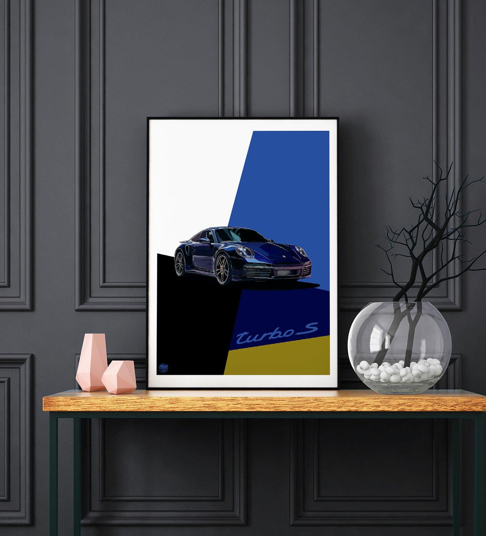 Porsche 911 992 Turbo S Print - Fueled.art