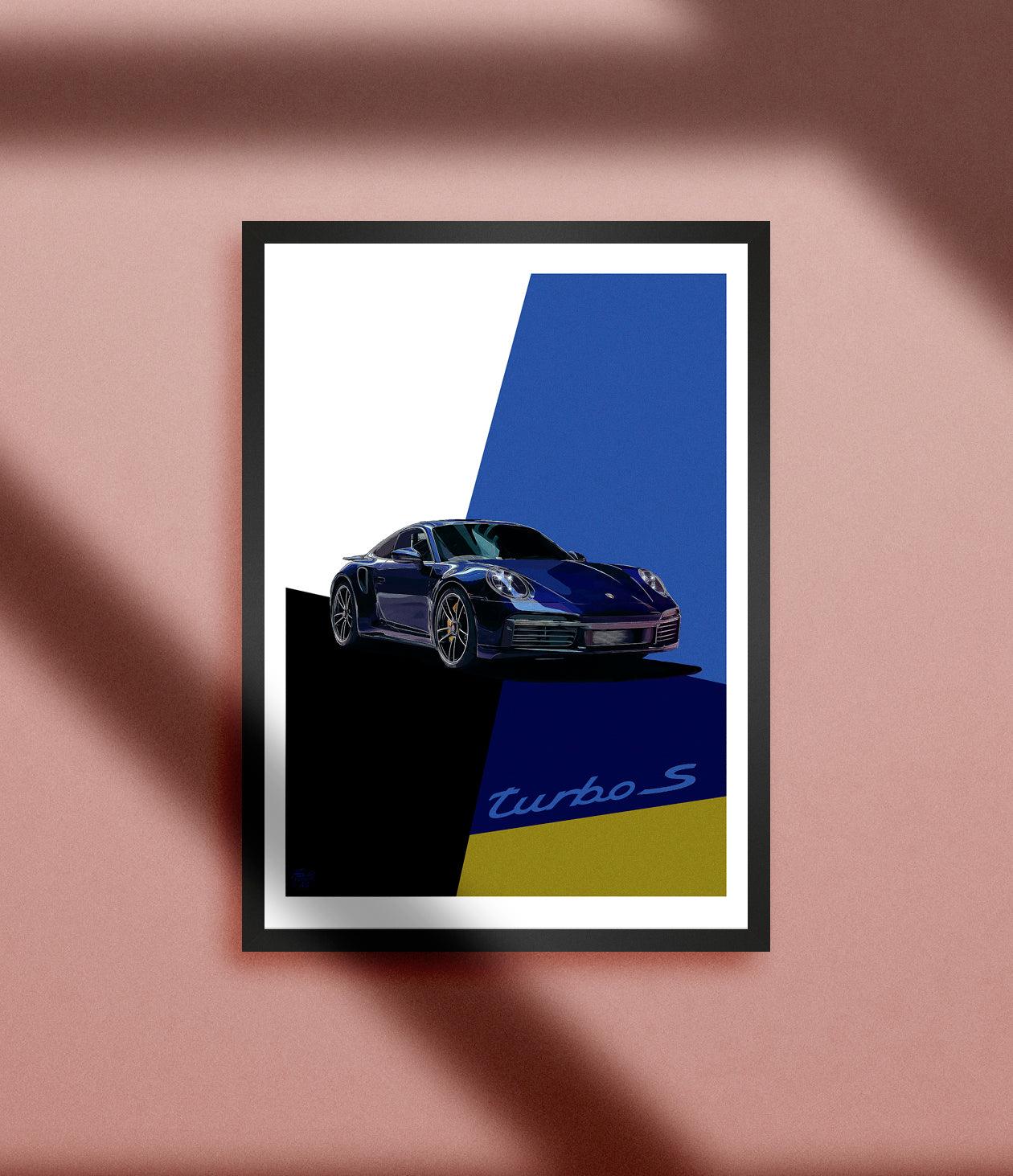 Porsche 911 992 Turbo S Print - Fueled.art