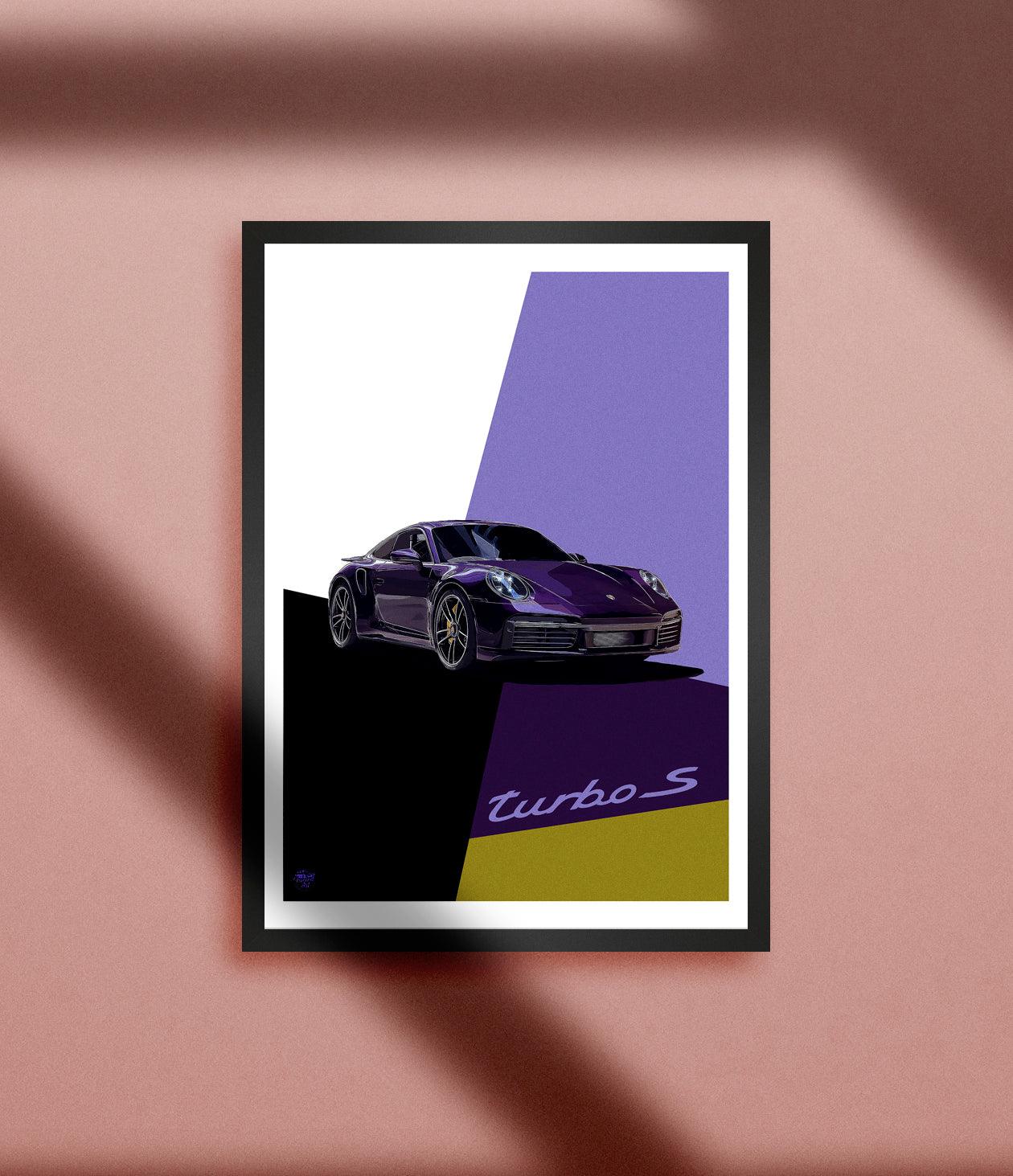 Porsche 911 992 Turbo S Print - Fueled.art