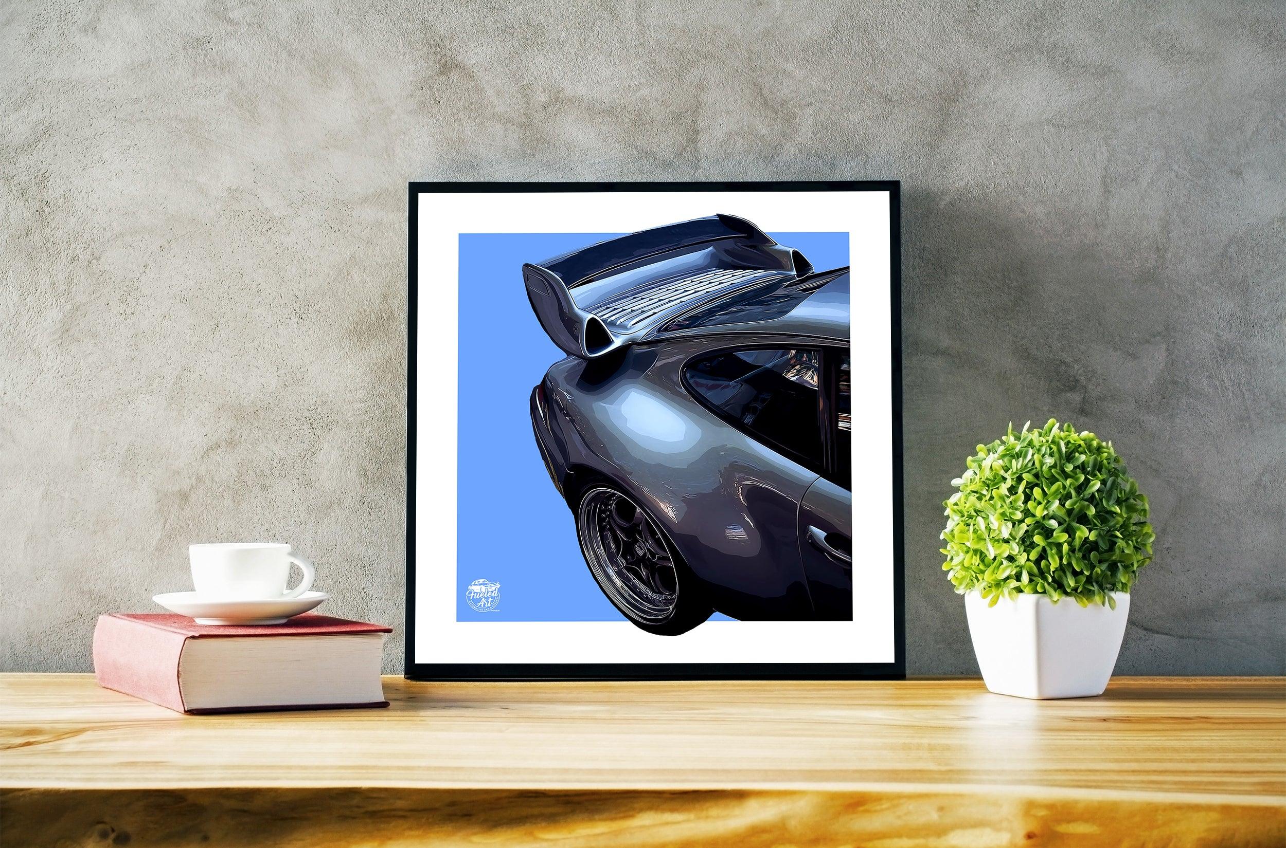 Porsche 911 993 GT2 RS Print - Fueled.art