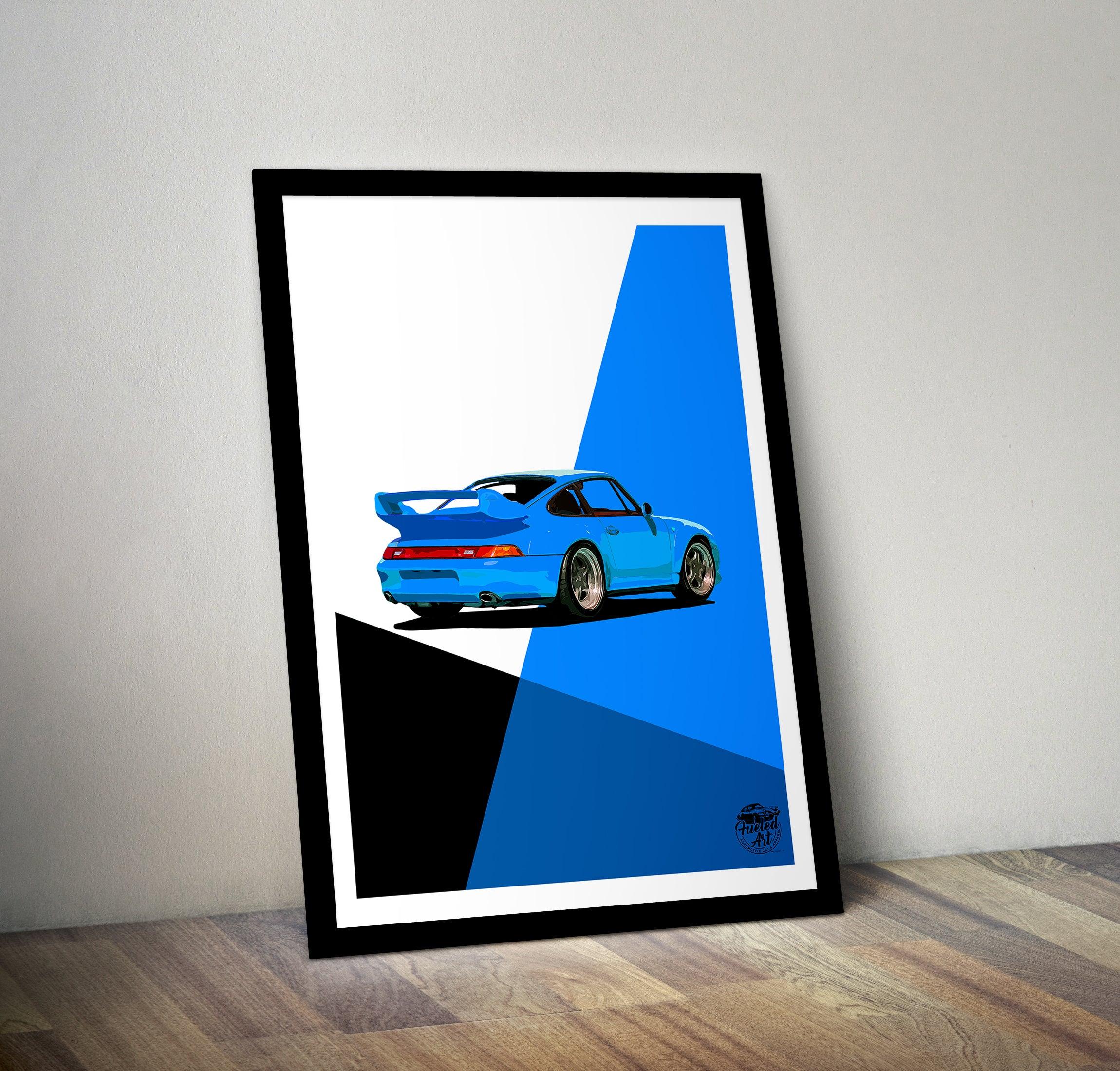 Porsche 911 993 GT2 RS Print - Fueled.art