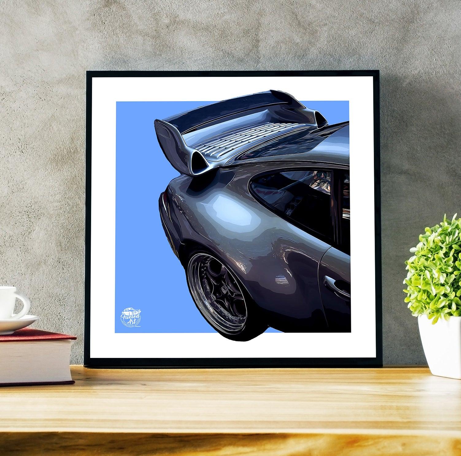 Porsche 911 993 GT2 RS Print - Fueled.art