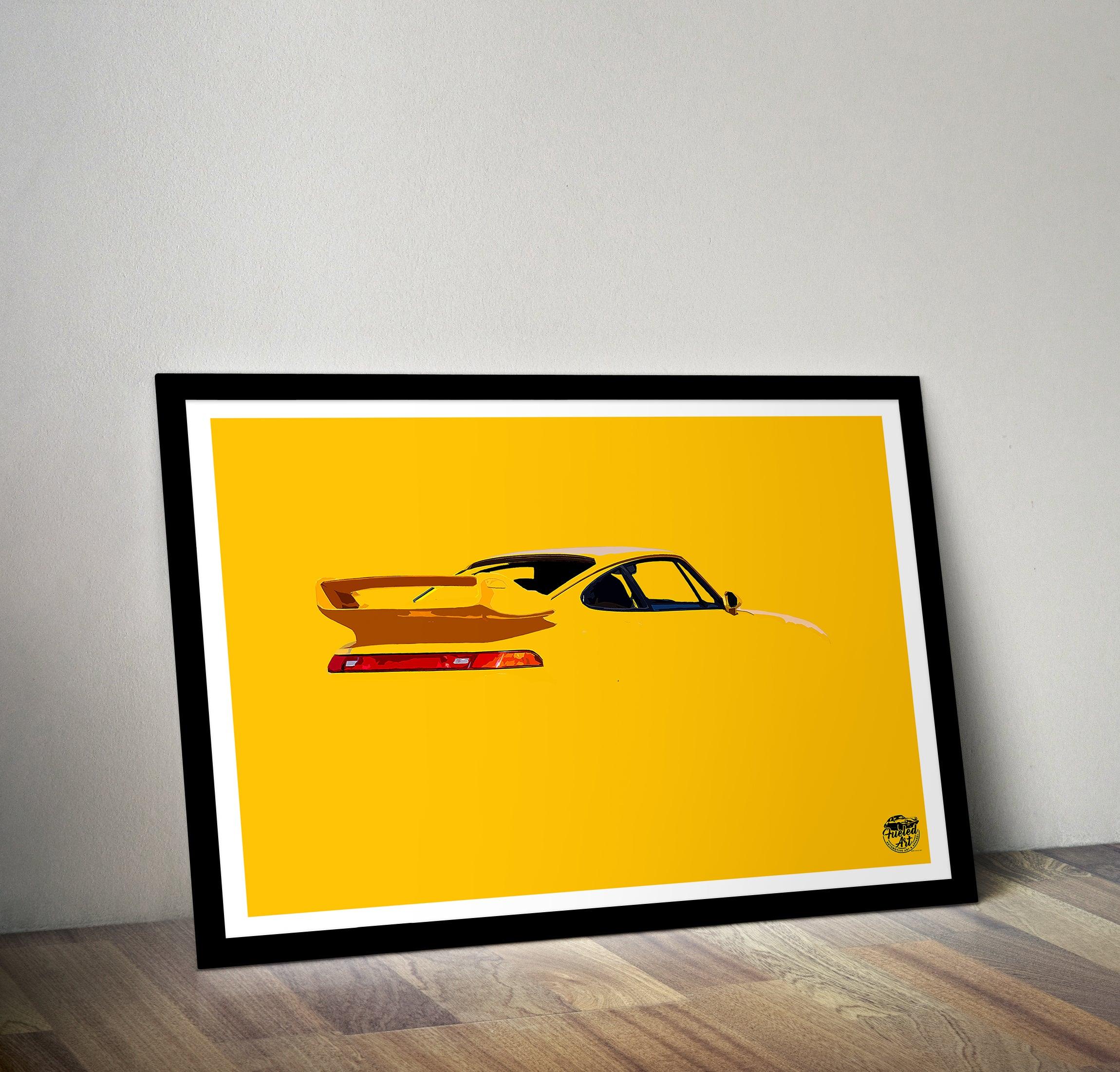 Porsche 911 993 GT2 RS Print - Fueled.art