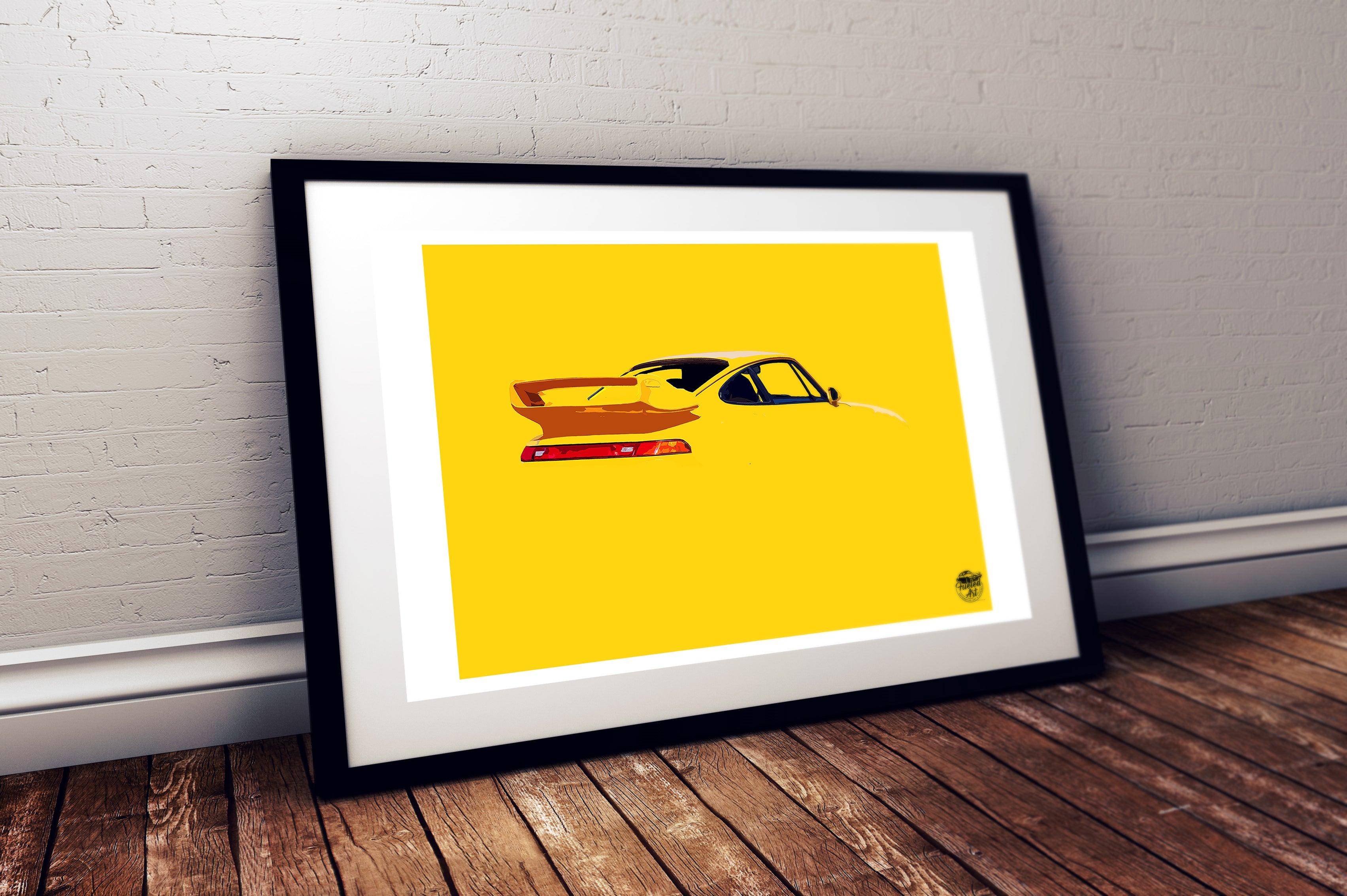 Porsche 911 993 GT2 RS Print - Fueled.art