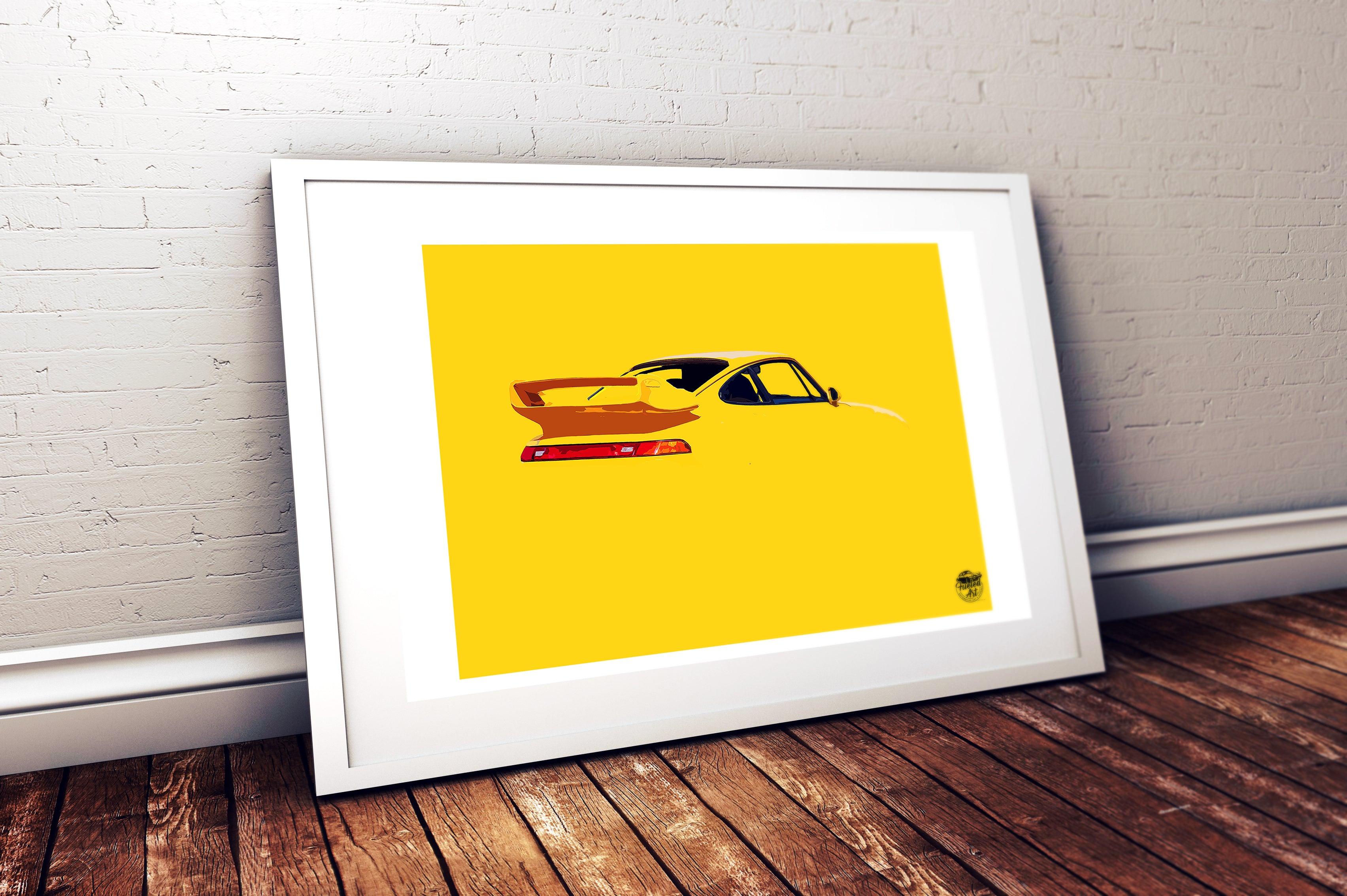 Porsche 911 993 GT2 RS Print - Fueled.art