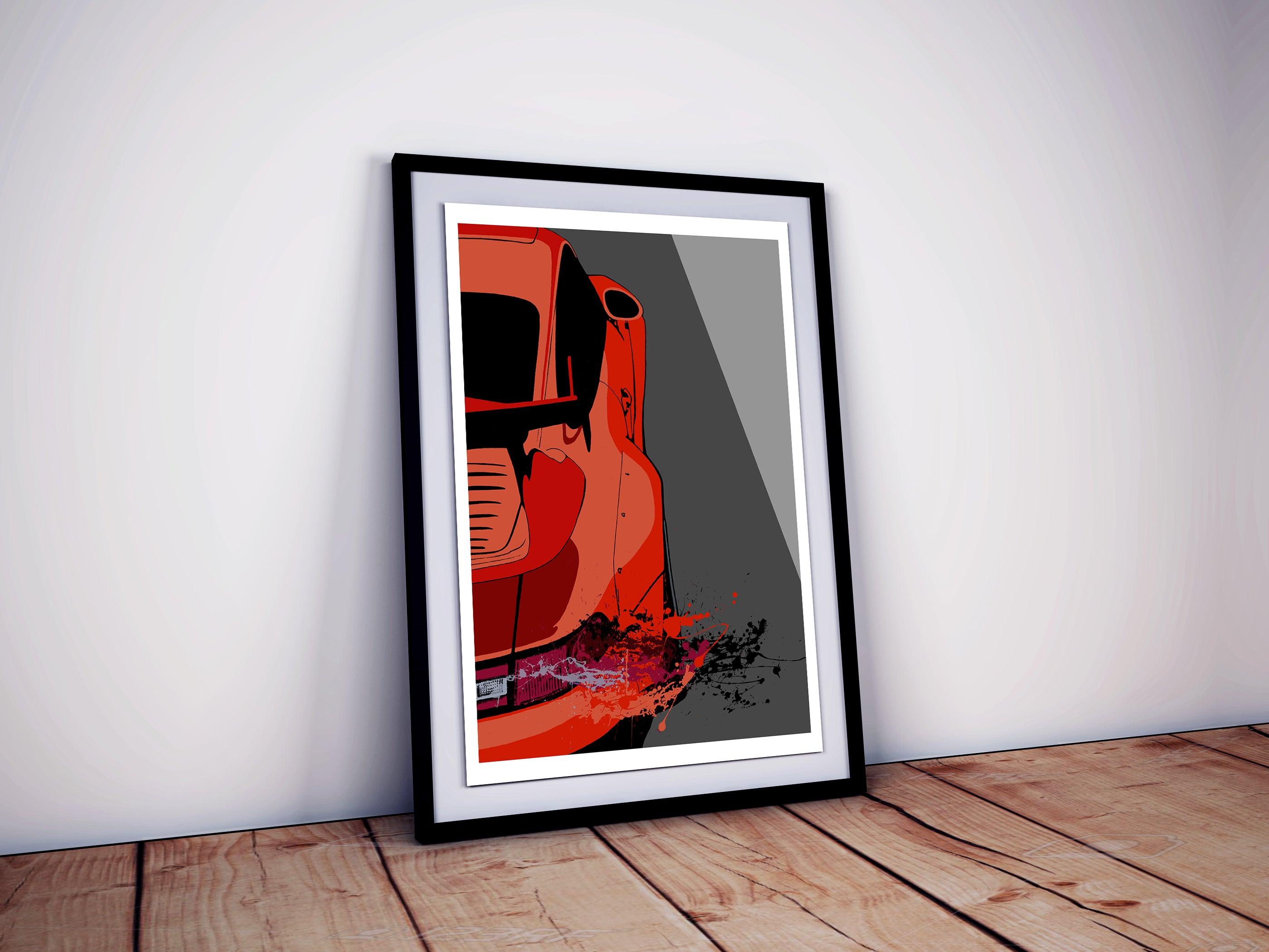 Porsche 911 993 GT2 RS Print - Fueled.art