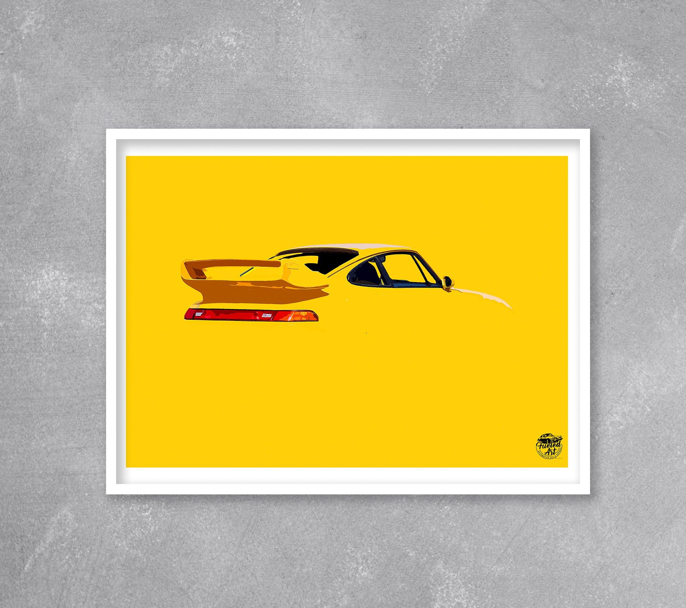 Porsche 911 993 GT2 RS Print - Fueled.art