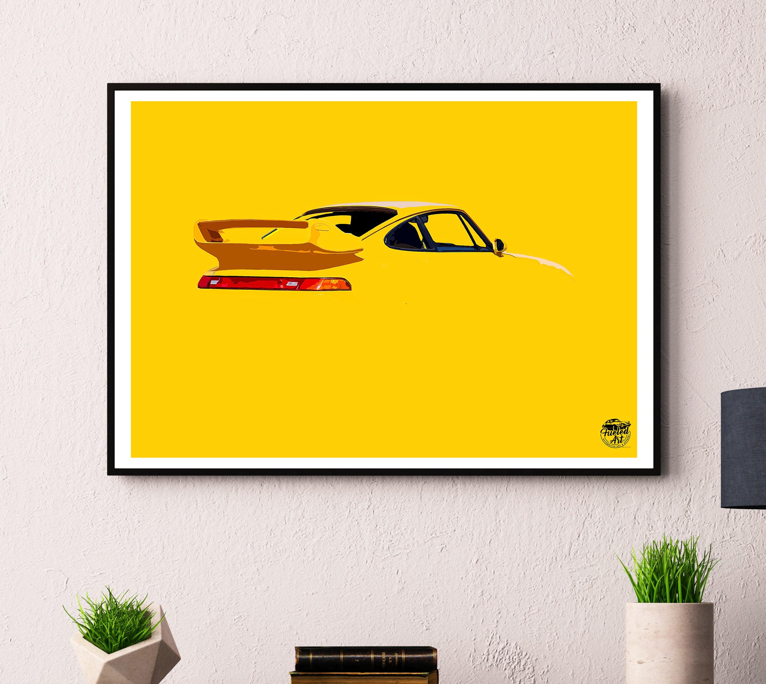 Porsche 911 993 GT2 RS Print - Fueled.art