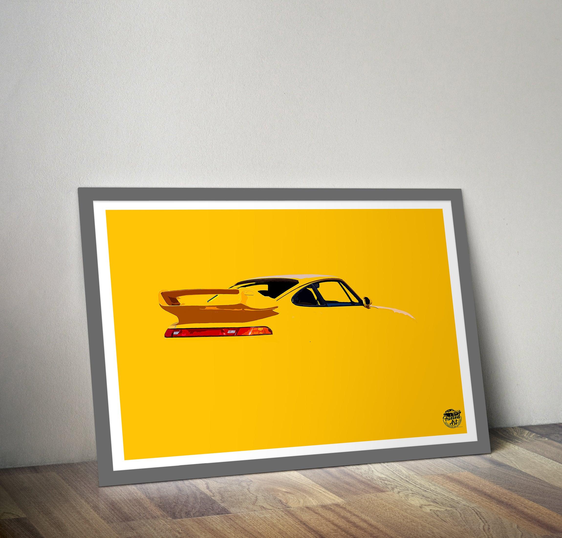 Porsche 911 993 GT2 RS Print - Fueled.art