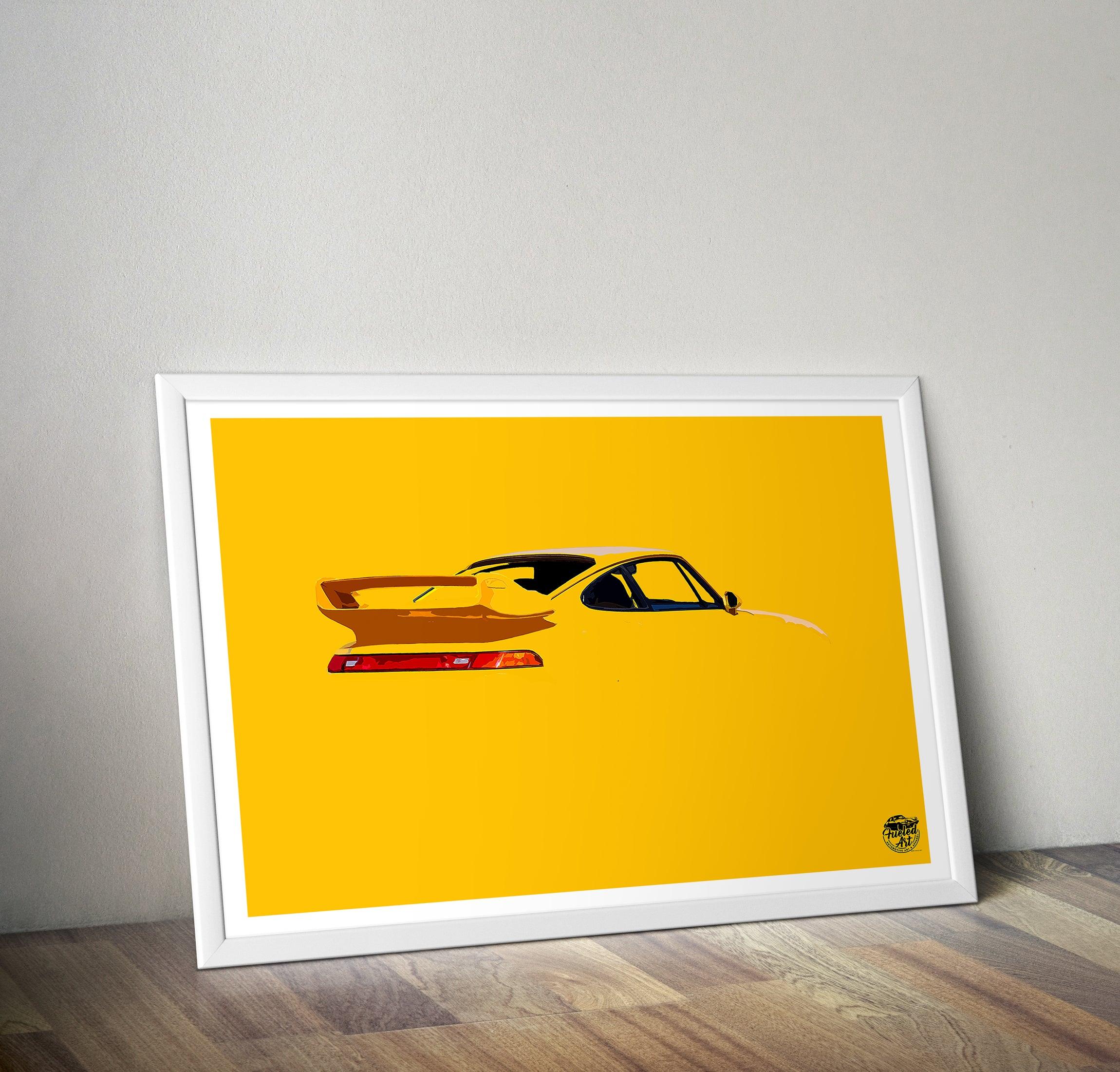 Porsche 911 993 GT2 RS Print - Fueled.art