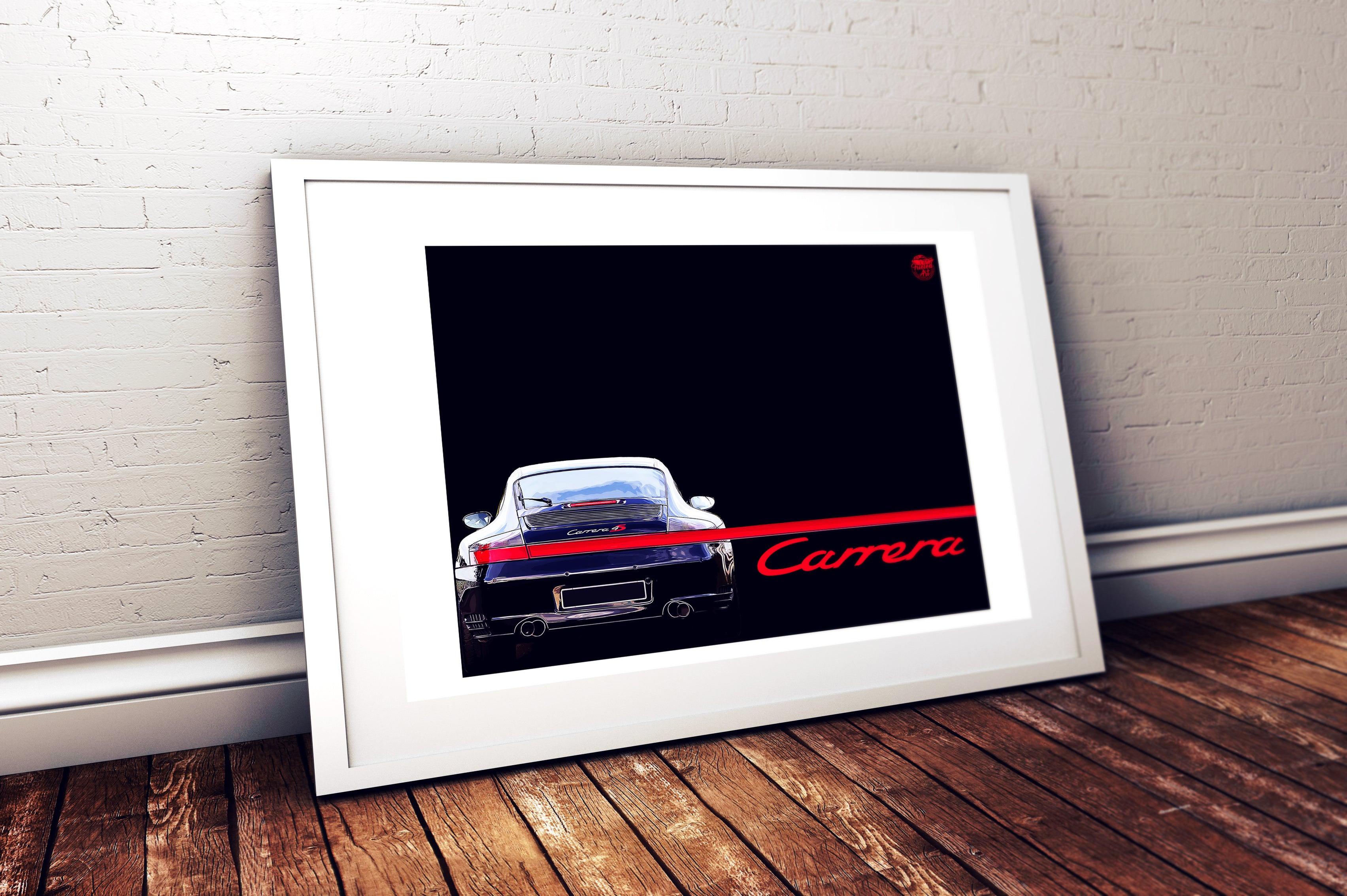 Porsche 911 996 Carrera 4S Print - Fueled.art