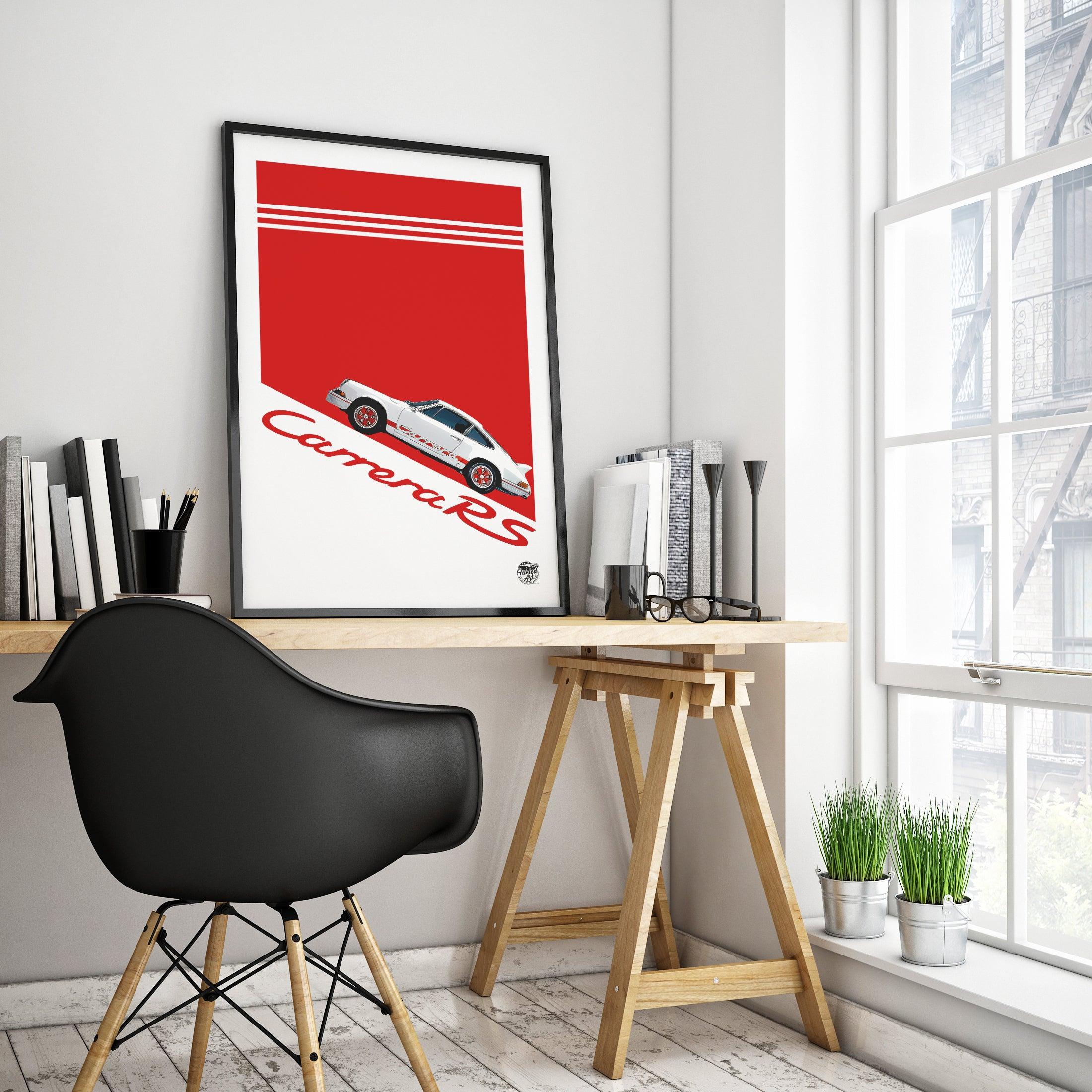 Porsche 911 Carrera 2.7 RS Print - Fueled.art