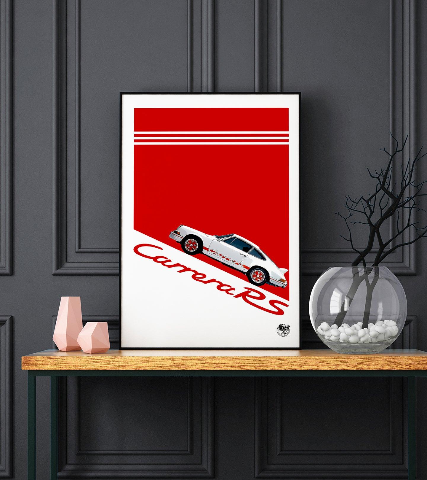 Porsche 911 Carrera 2.7 RS Print - Fueled.art