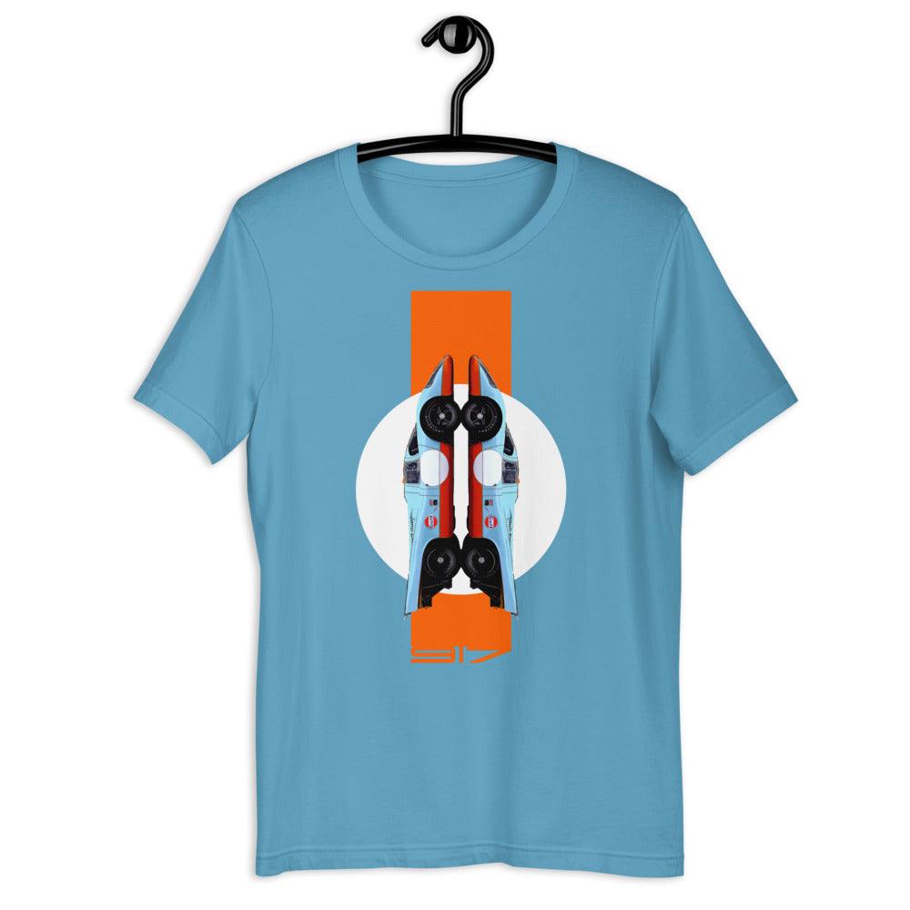 Porsche 917 Gulf - Short-Sleeve Unisex T-Shirt - Fueled.art