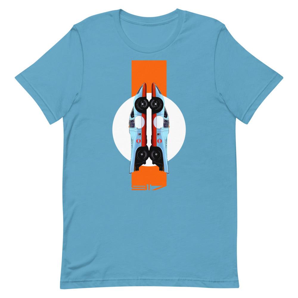 Porsche 917 Gulf - Short-Sleeve Unisex T-Shirt - Fueled.art