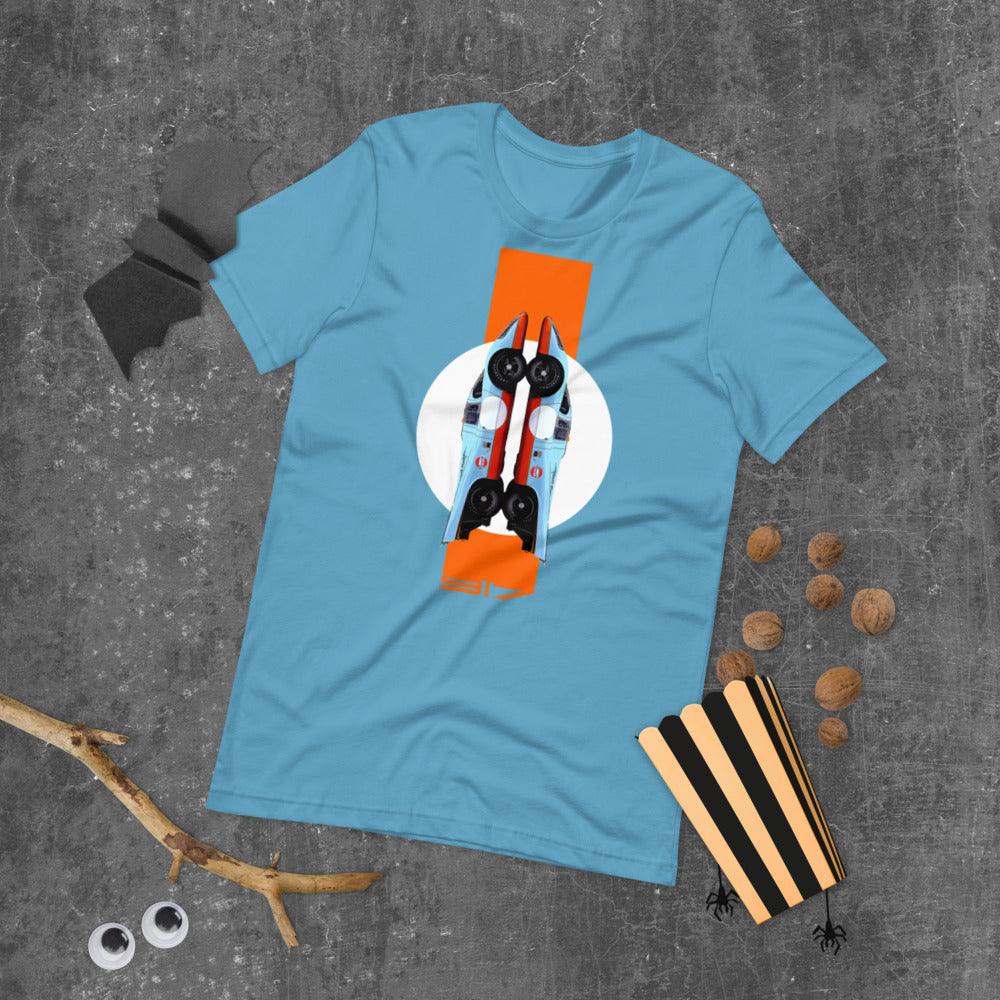 Porsche 917 Gulf - Short-Sleeve Unisex T-Shirt - Fueled.art