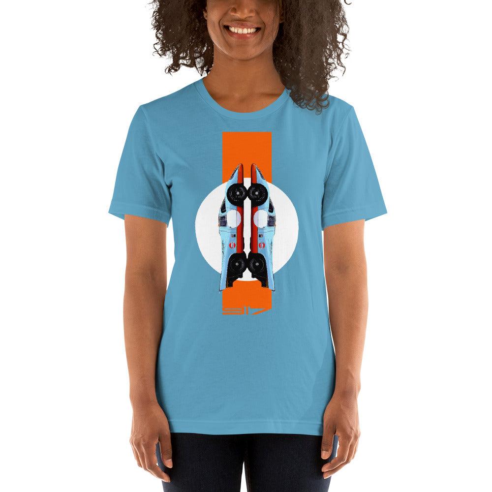 Porsche 917 Gulf - Short-Sleeve Unisex T-Shirt - Fueled.art