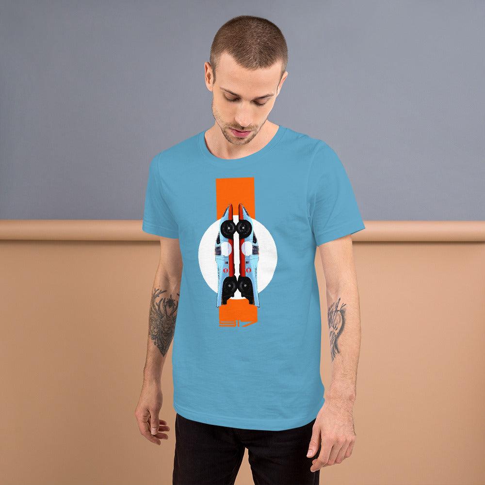 Porsche 917 Gulf - Short-Sleeve Unisex T-Shirt - Fueled.art