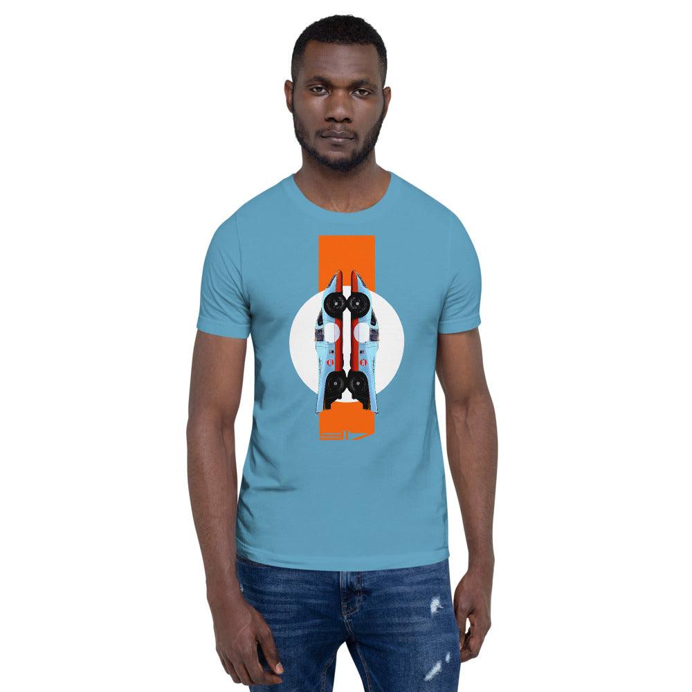 Porsche 917 Gulf - Short-Sleeve Unisex T-Shirt - Fueled.art