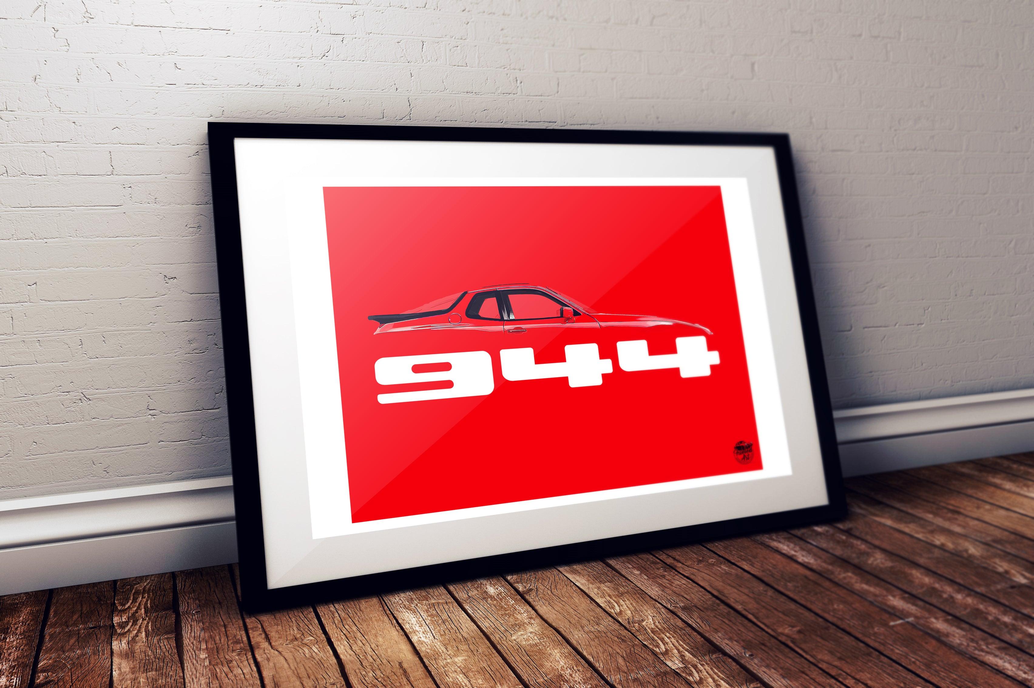 Porsche 944 Print - Fueled.art