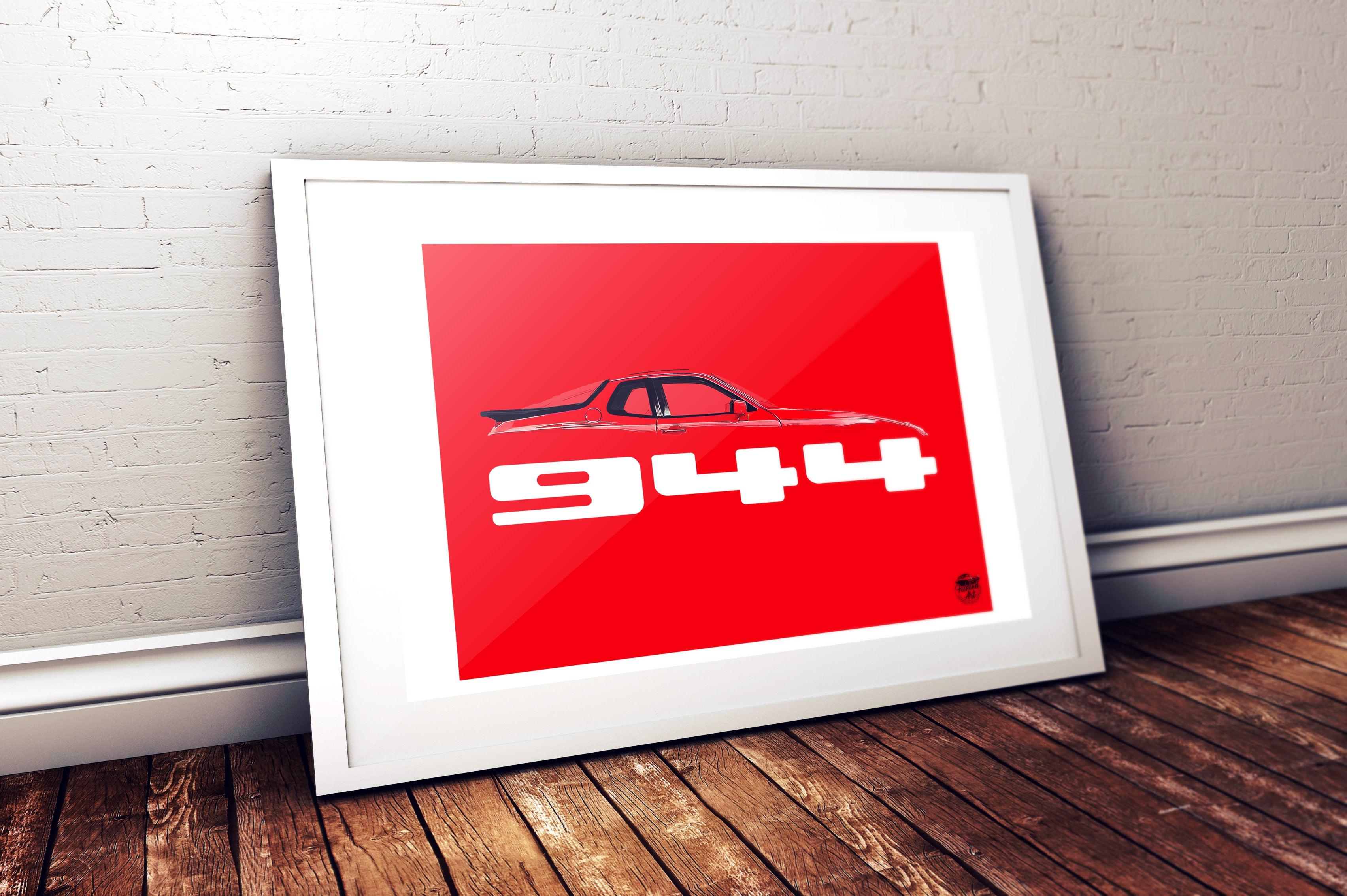 Porsche 944 Print - Fueled.art