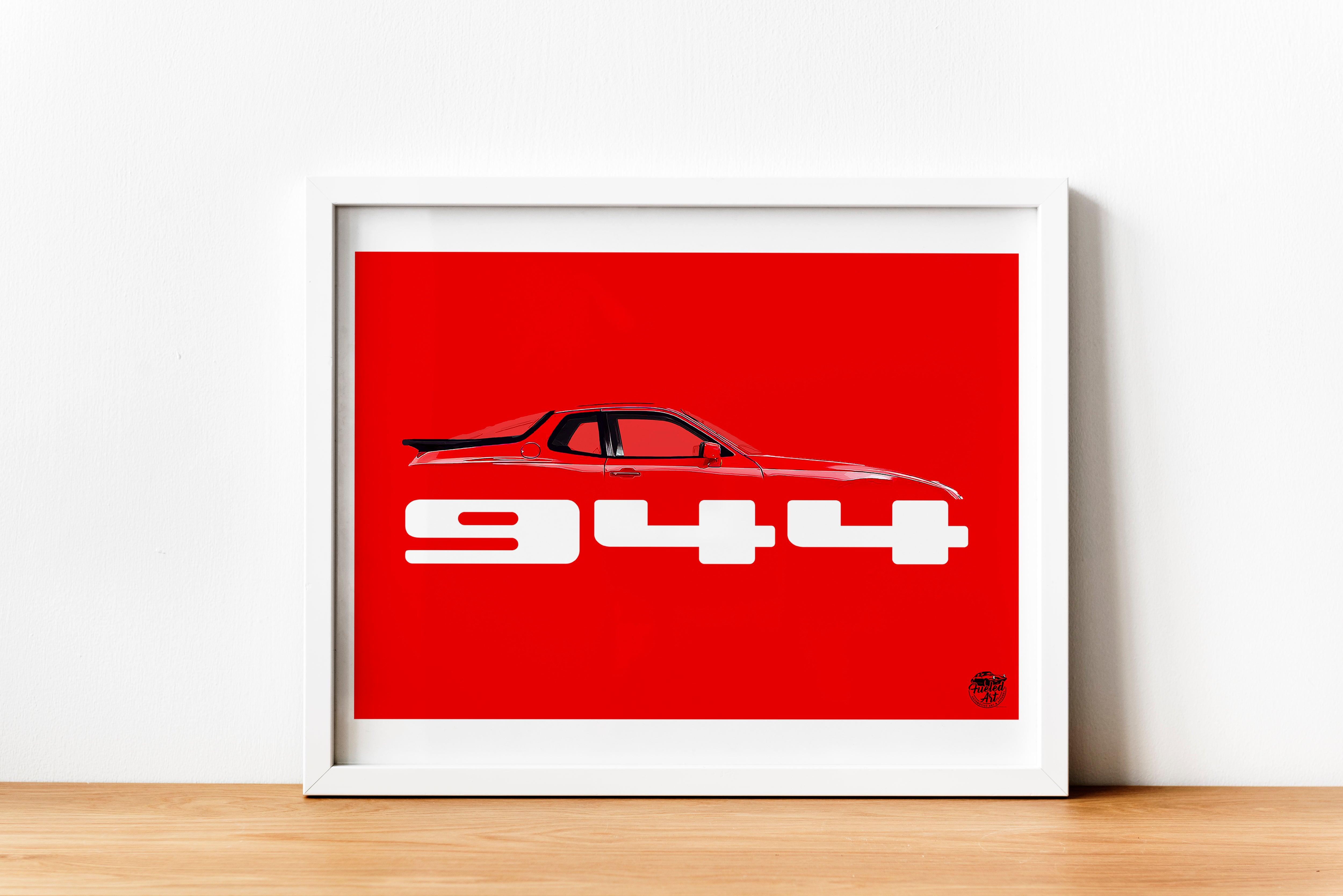 Porsche 944 Print - Fueled.art