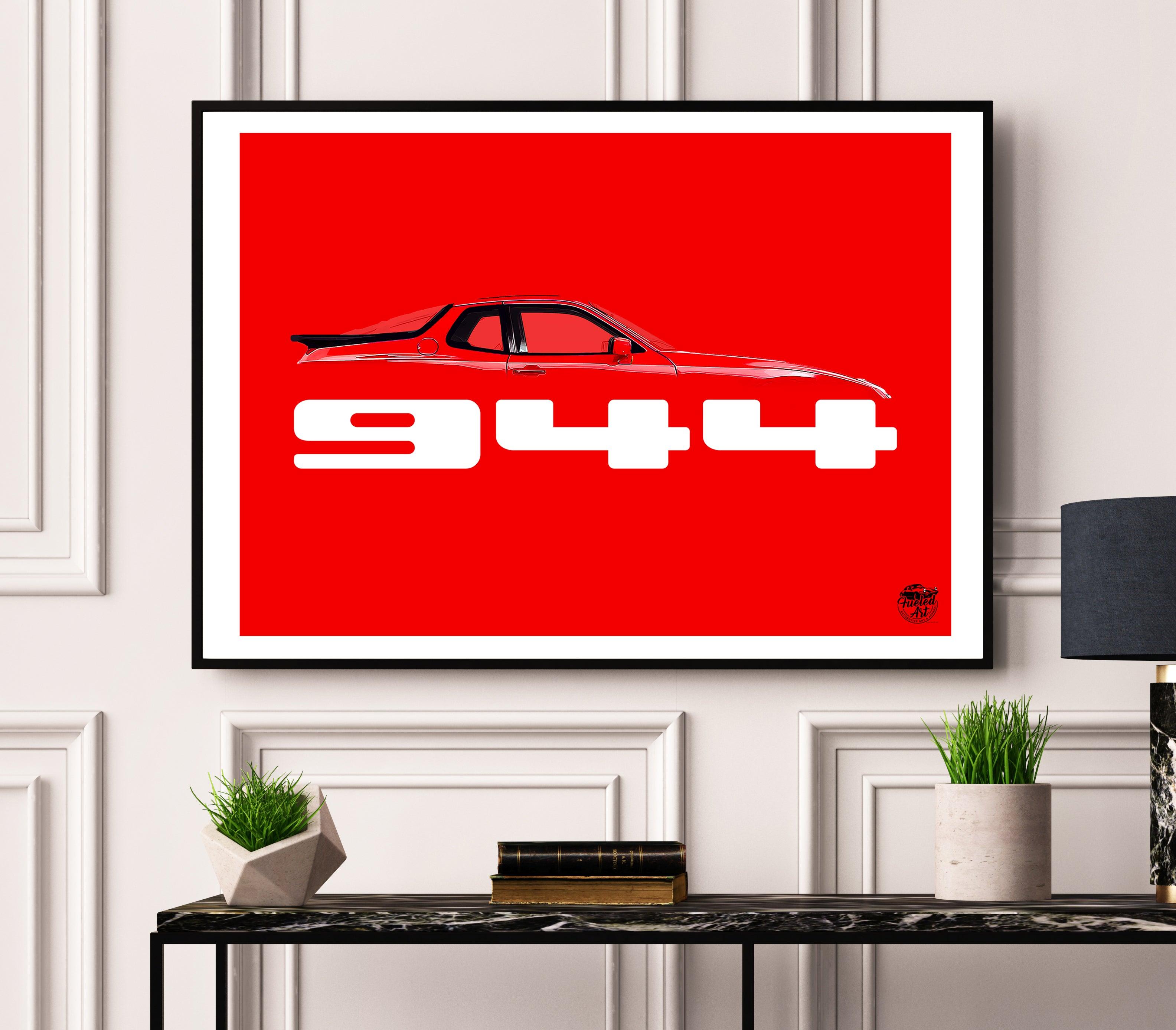 Porsche 944 Print - Fueled.art