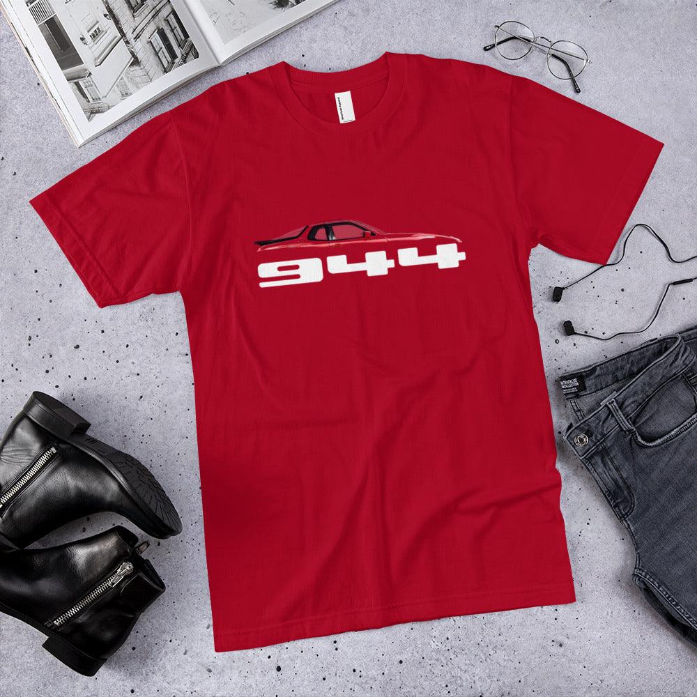 Porsche 944 - Red T-Shirt - Fueled.art