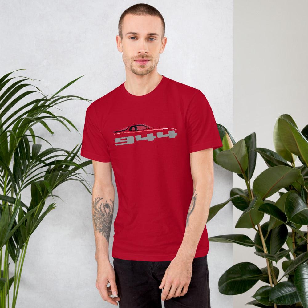 Porsche 944 - Red T-Shirt - Fueled.art