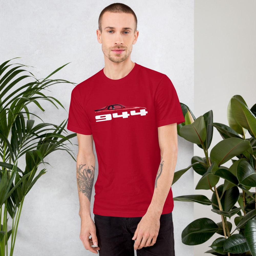 Porsche 944 - Red T-Shirt - Fueled.art